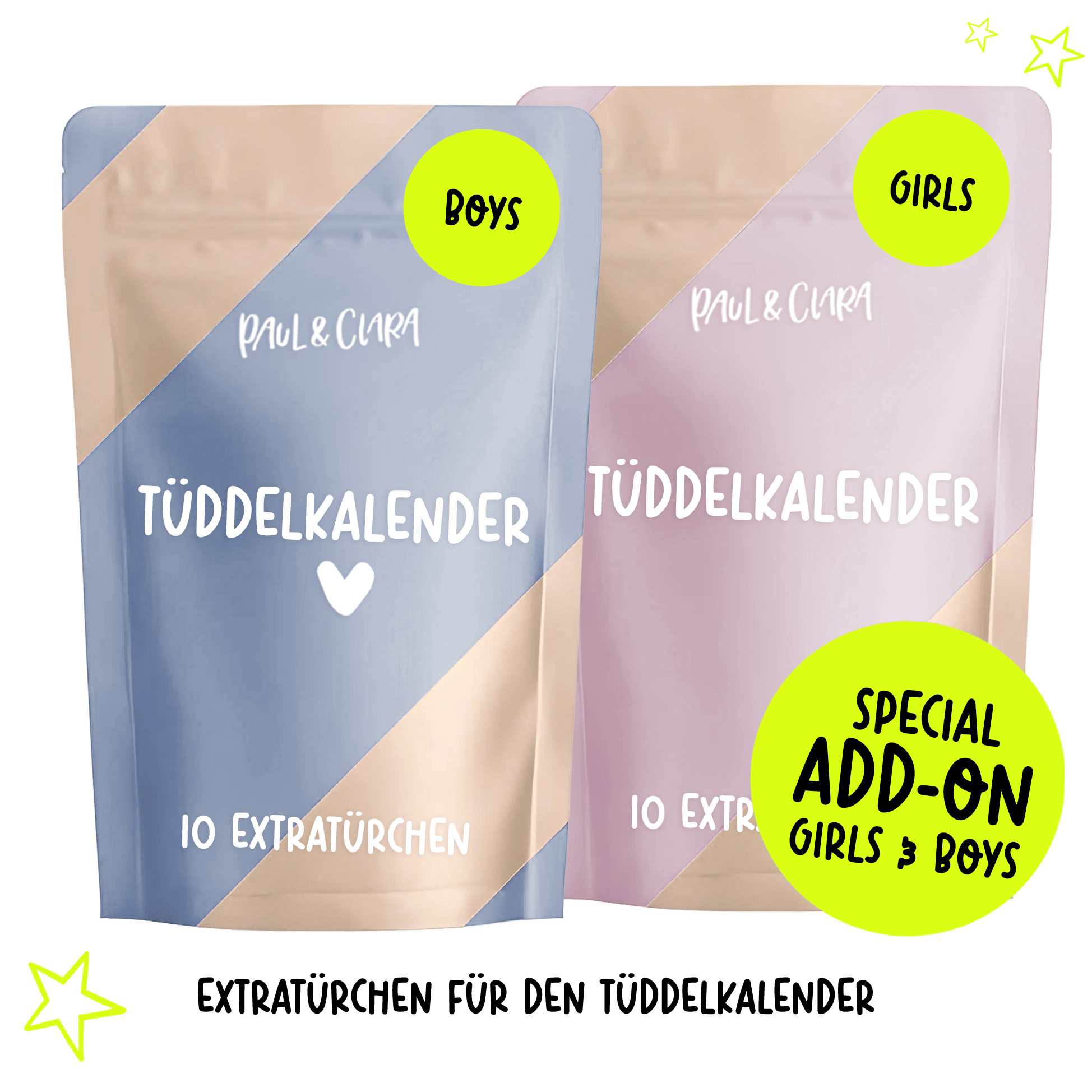 24 - Türchen - Tüddel - Kalender *2025* + EXTRA GOODIE! ✨ - Paul & Clara