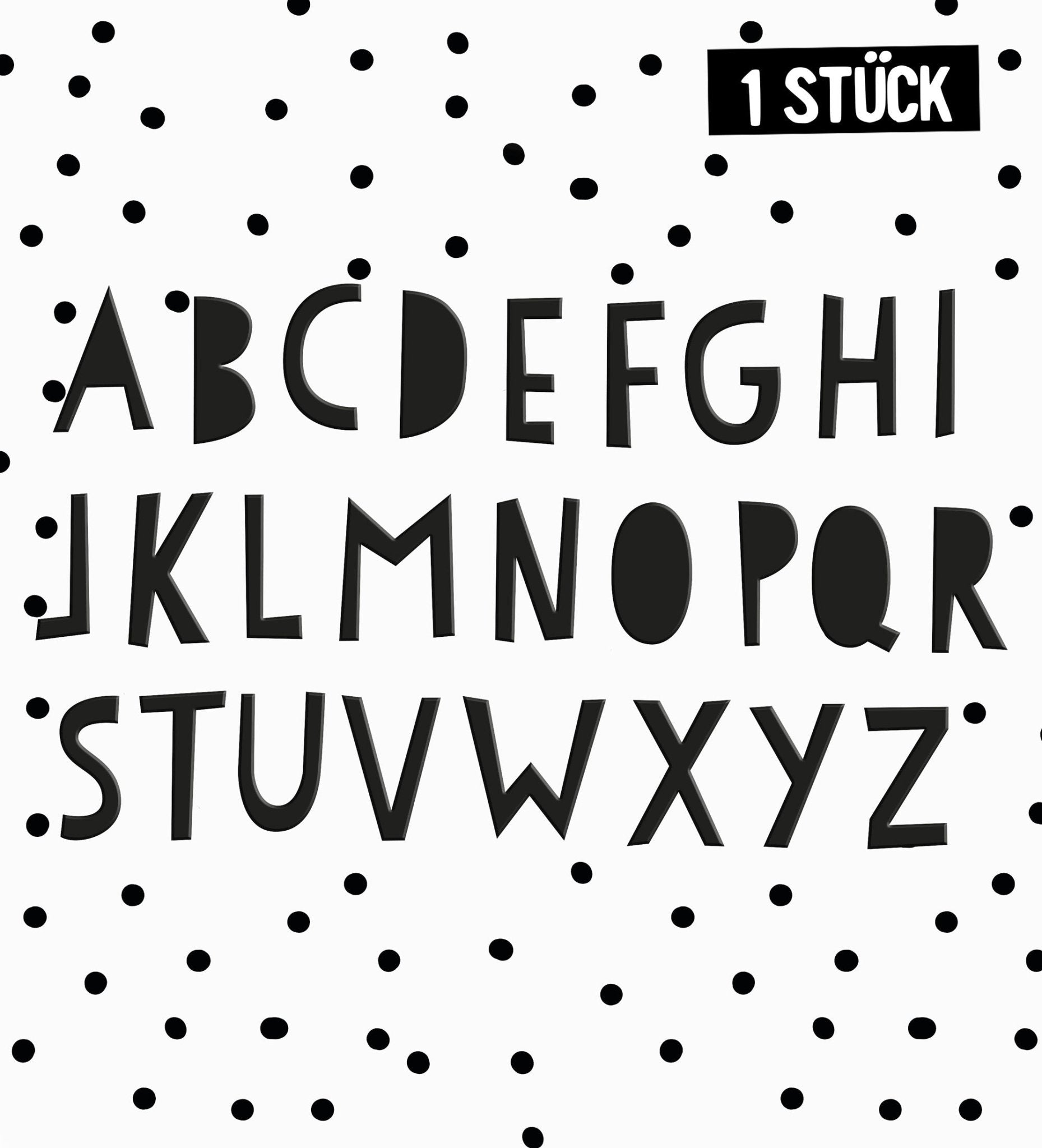 3D - Silikon - Patch - Buchstaben *iron - on* - Paul & Clara