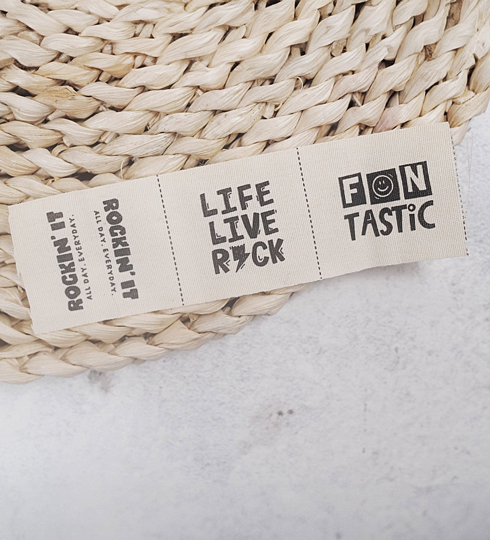 3in1 Baumwolllabel *rock* - Paul & Clara