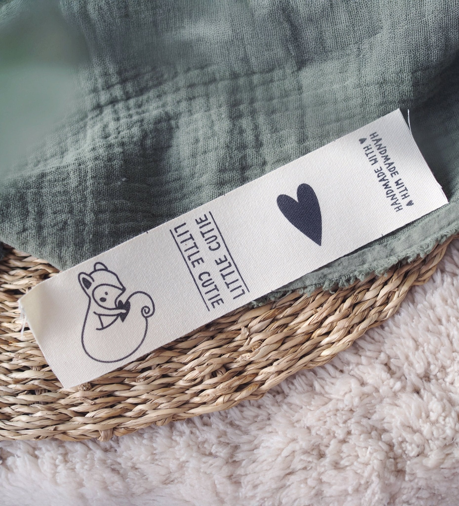 4in1 Baumwolllabel *Eichhörnchen* - Paul & Clara