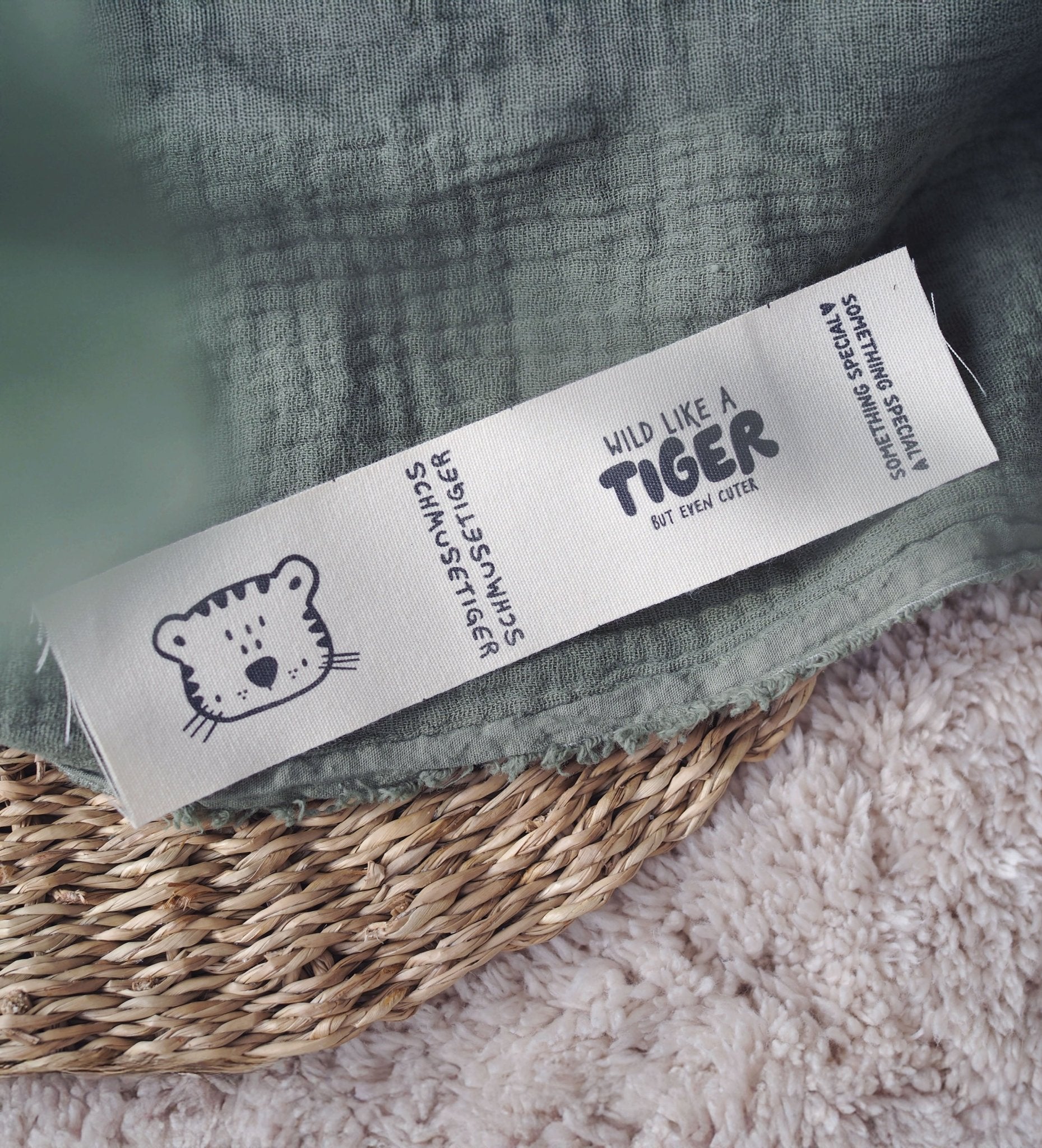 4in1 Baumwolllabel *Tiger* - Paul & Clara