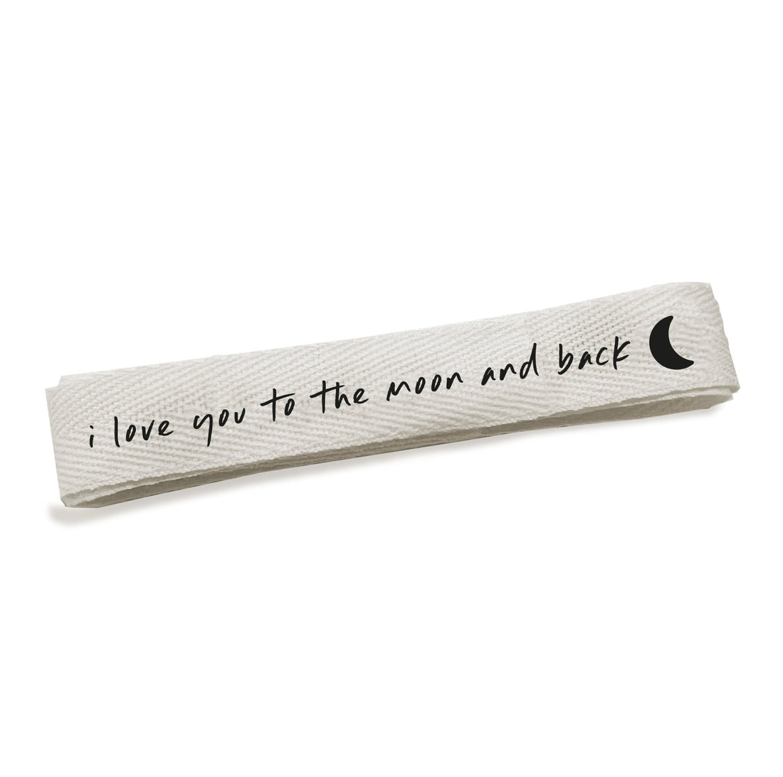 Baumwoll - Band - to the moon and back *ECRU* - Paul & Clara