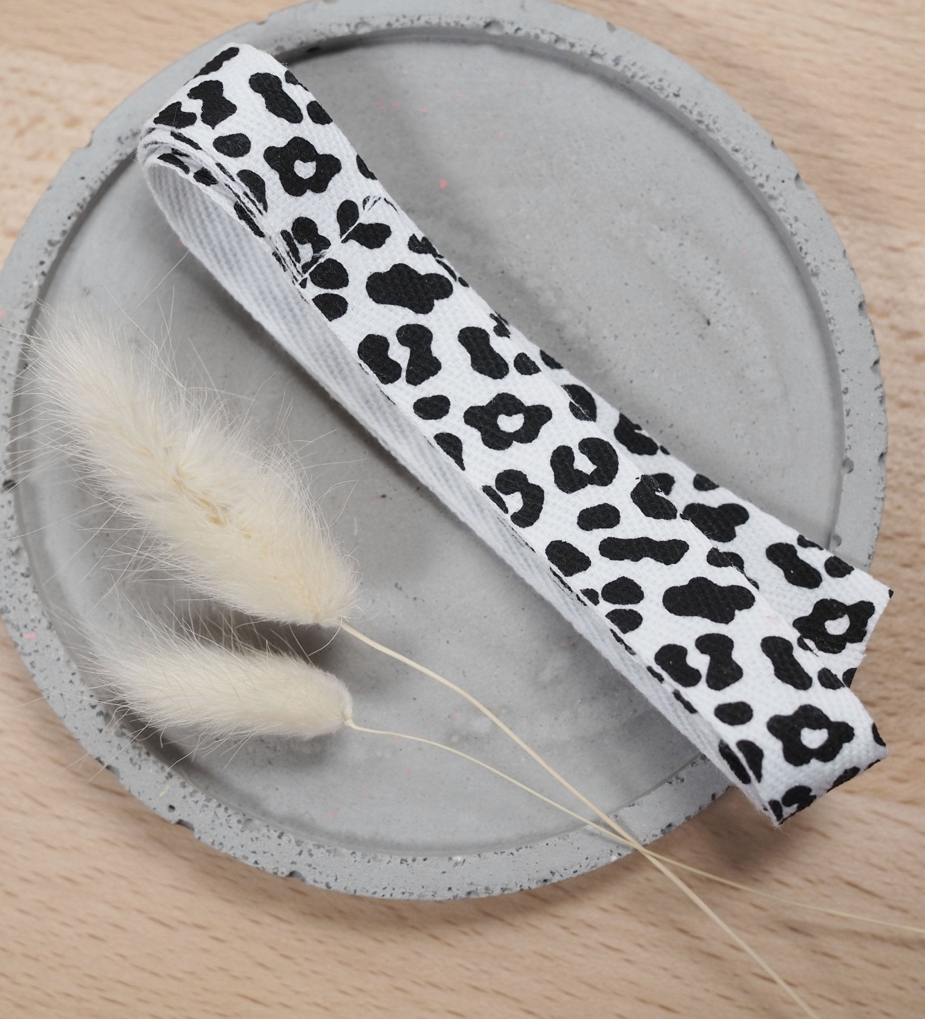 Baumwoll - Band - Zebra *Weiß* - Paul & Clara