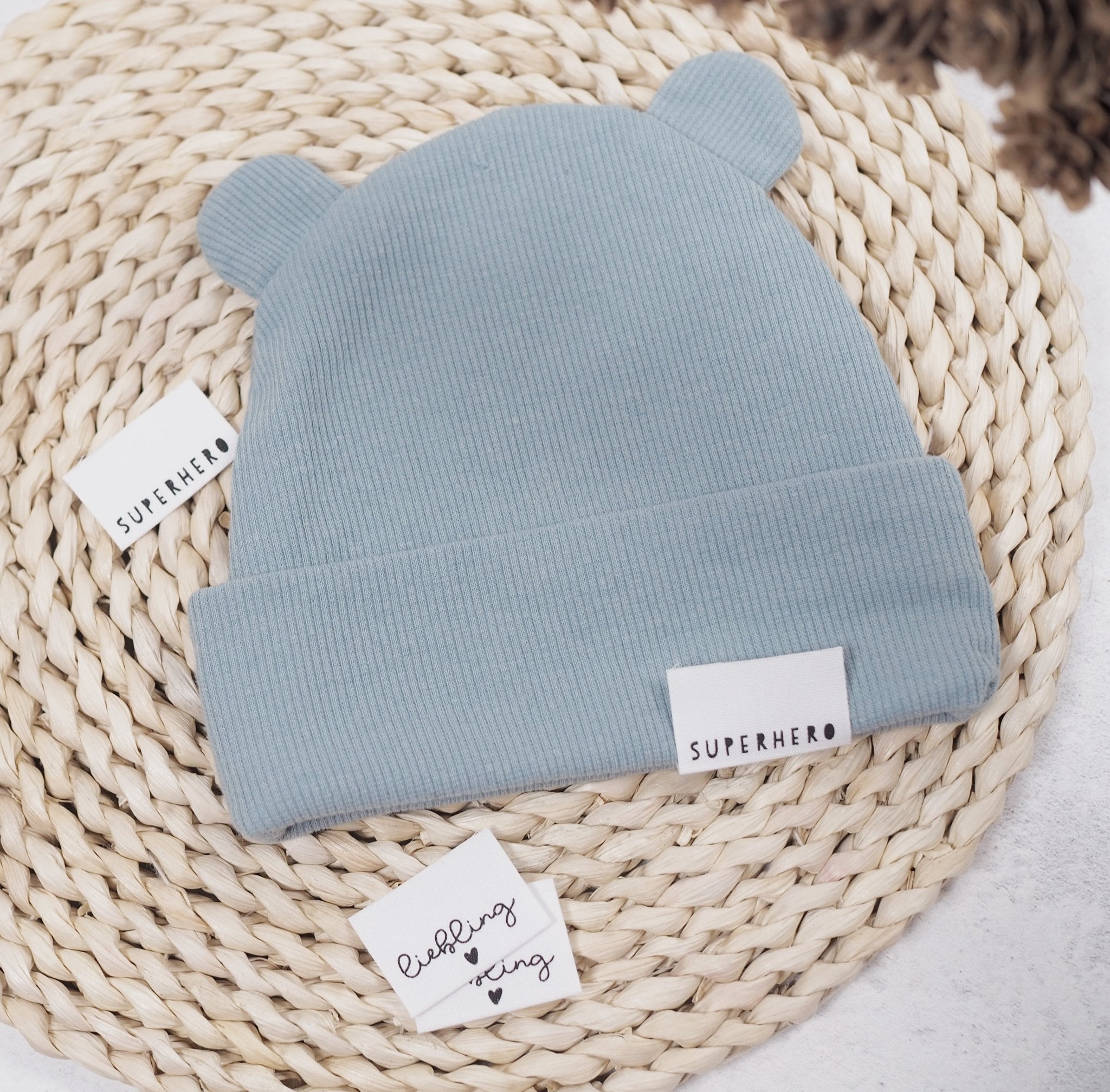 Baumwoll - Klapplabel *superhero* - Paul & Clara