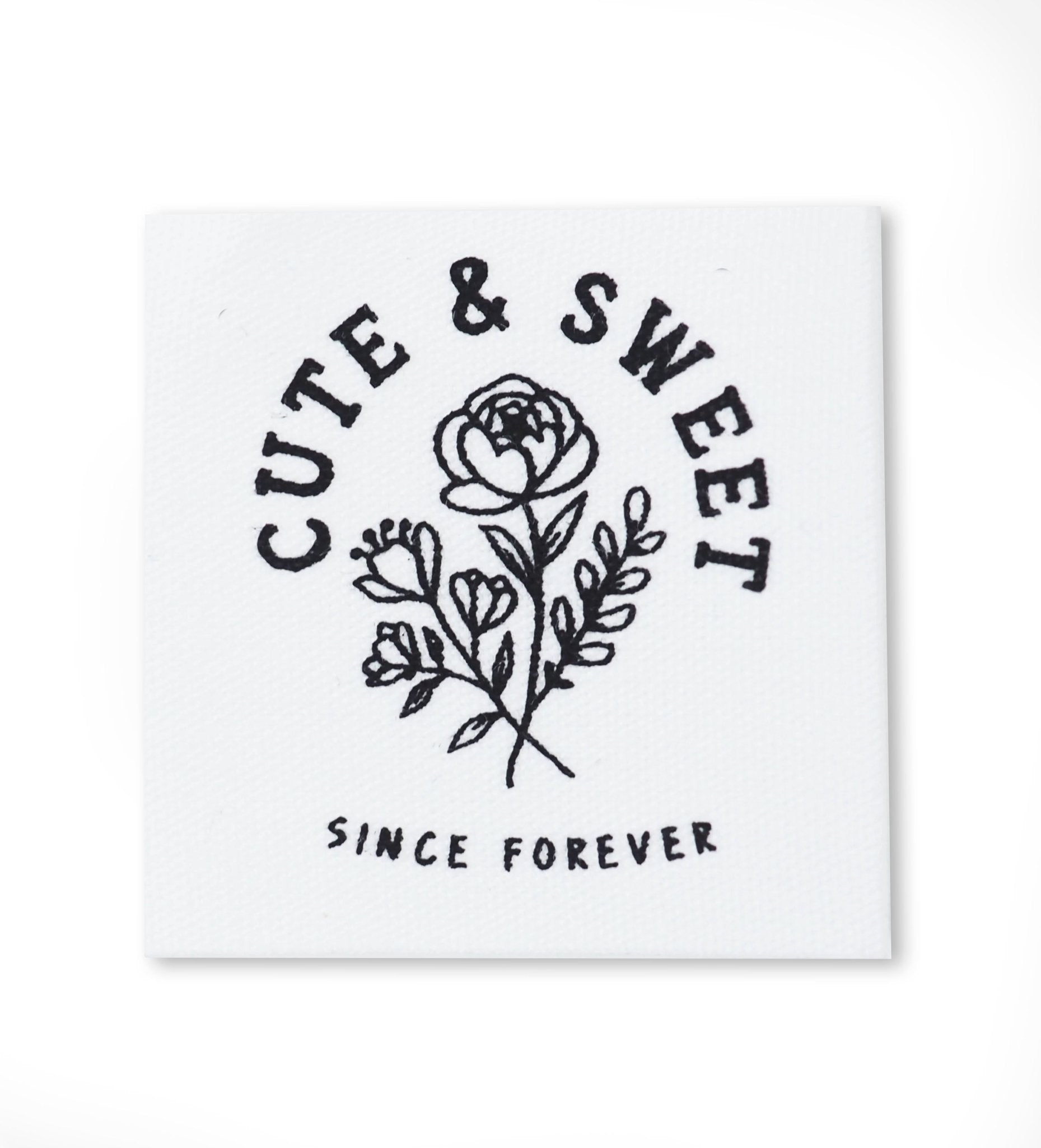 Baumwoll - Label *cute & sweet Rose* - Paul & Clara