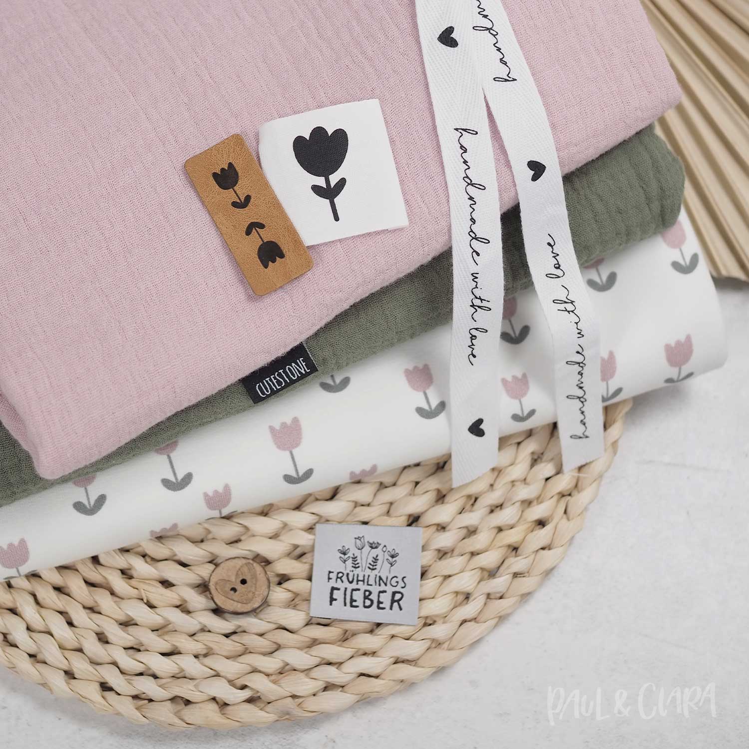 Baumwoll Musselin - Altrosa - Paul & Clara