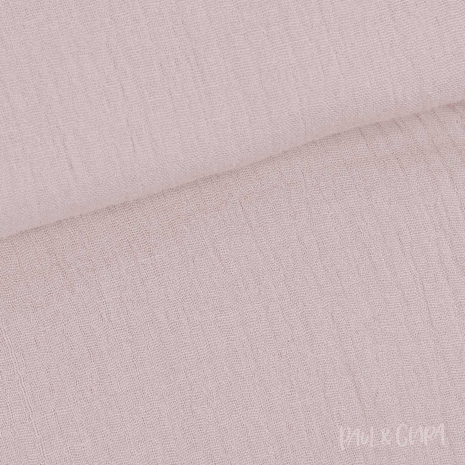 Baumwoll Musselin - Blush - Paul & Clara