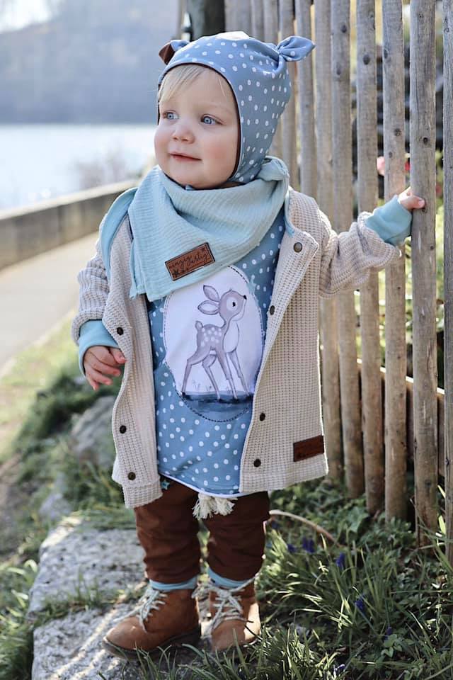 Baumwoll Musselin - Dusty Mint - Paul & Clara