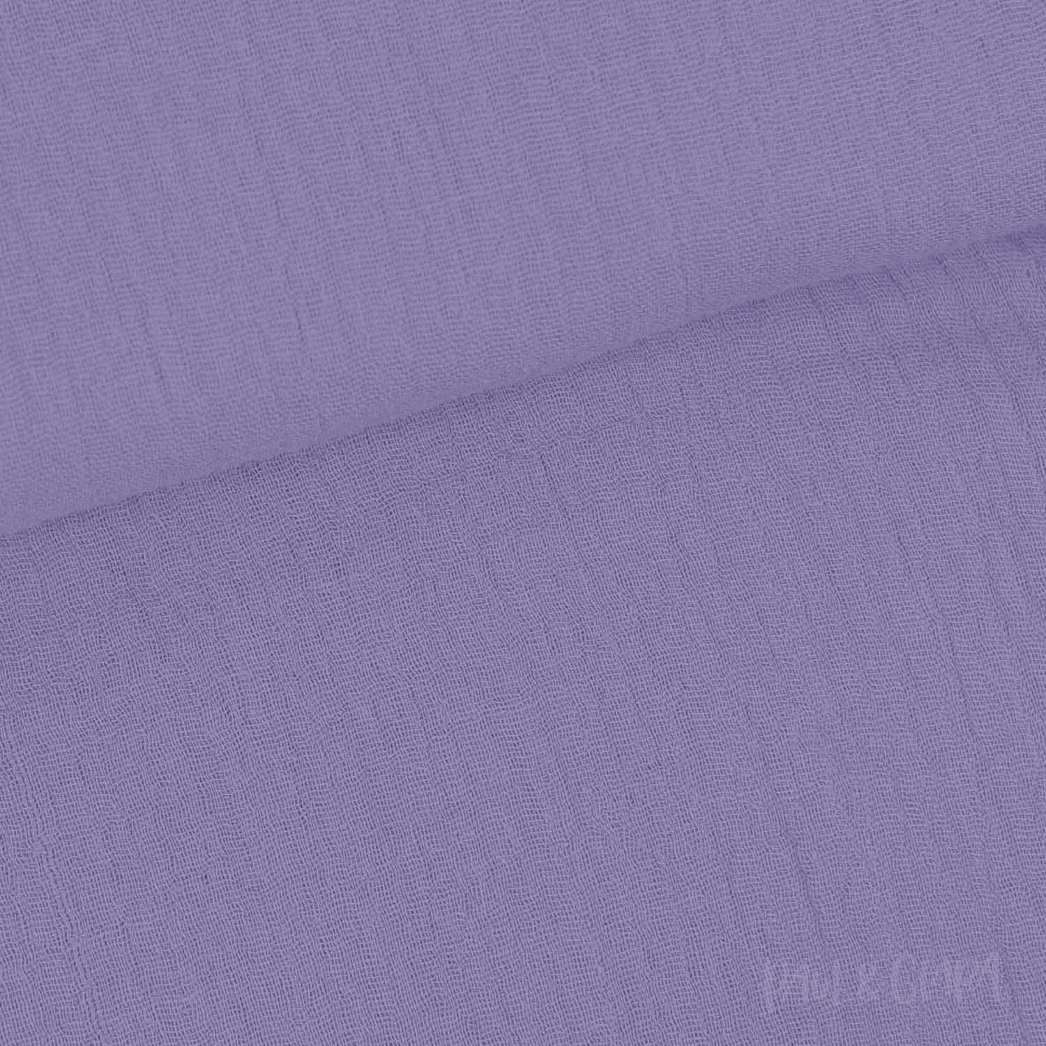 Baumwoll Musselin - Lavendel - Paul & Clara