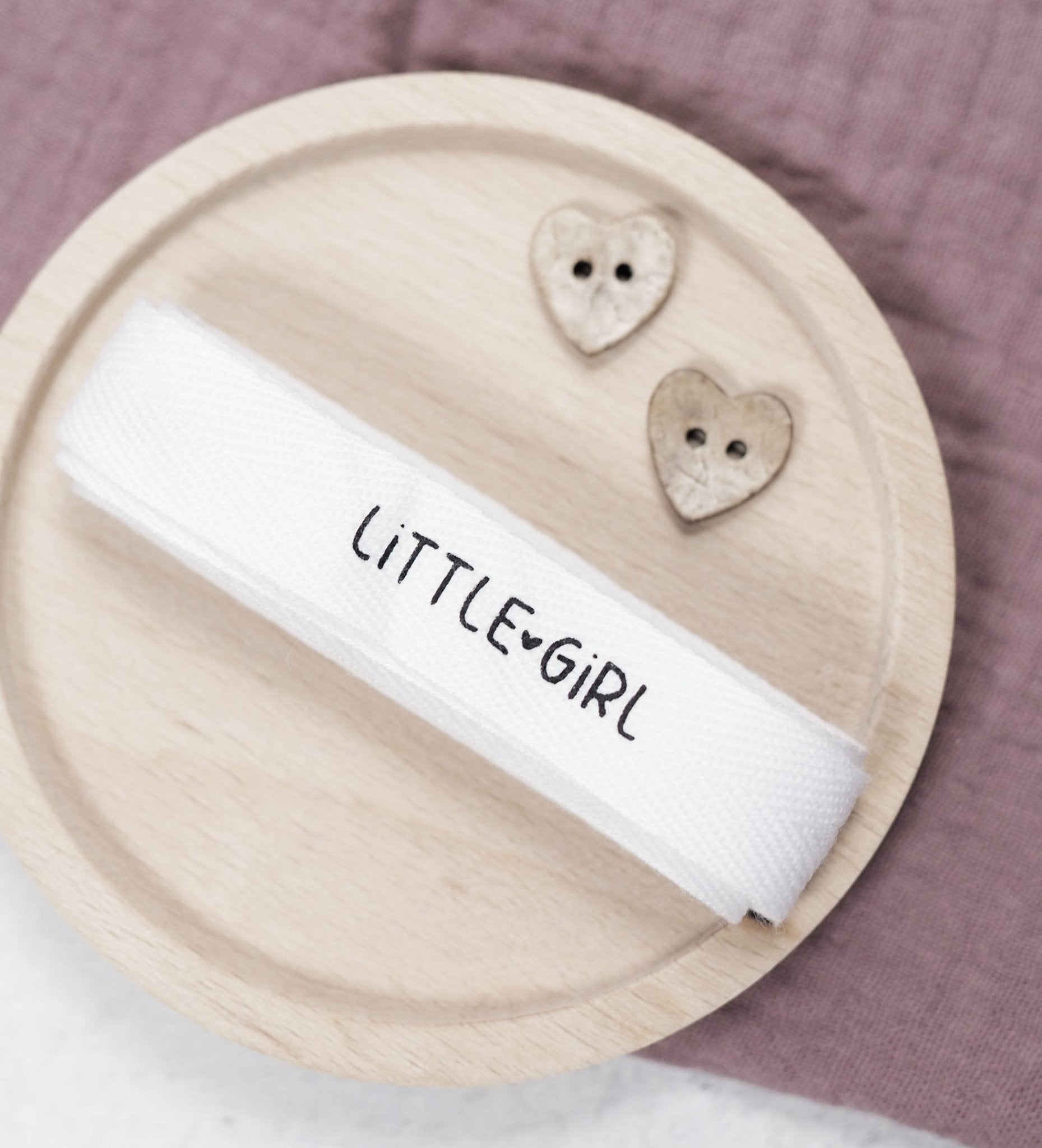 Baumwolle - Band - little sunshine *WEIß* - Paul & Clara