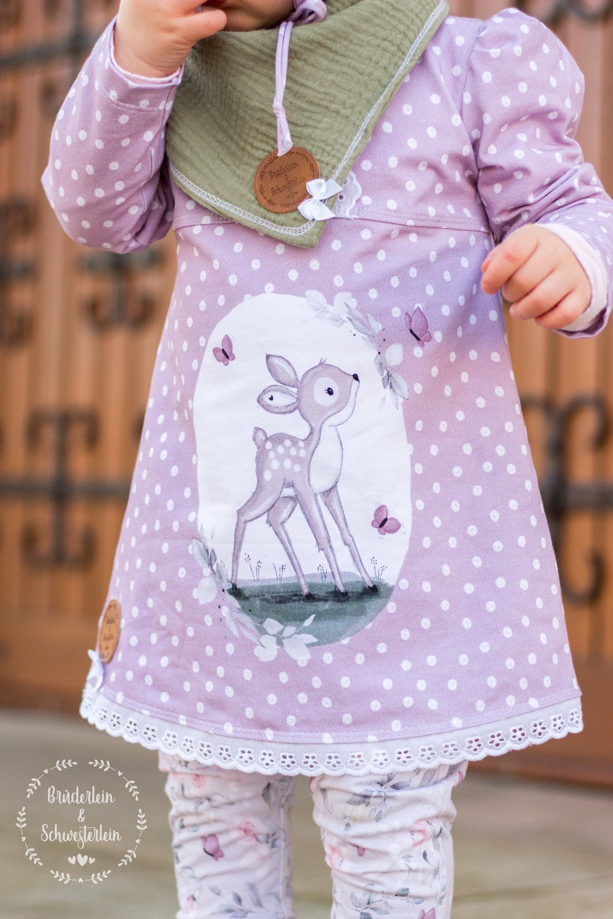 Baumwolle Musselin - Olive - Paul & Clara