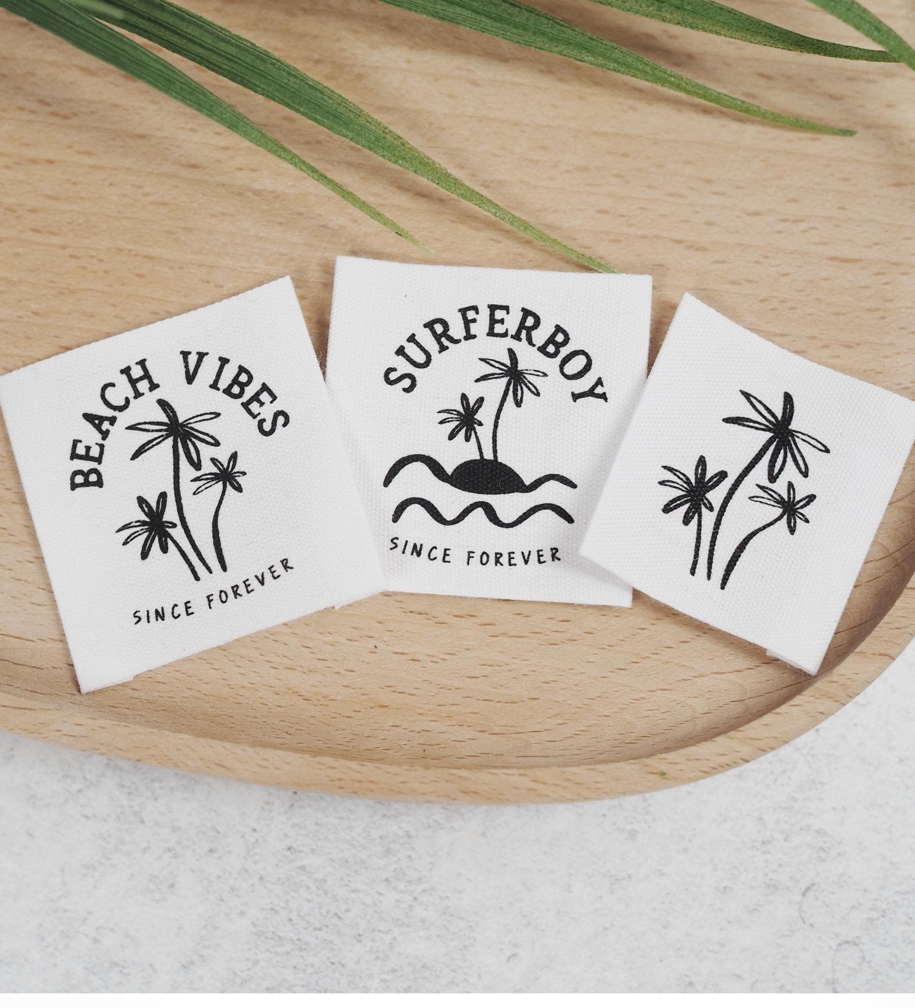 Baumwolllabel *beach vibes* - Paul & Clara