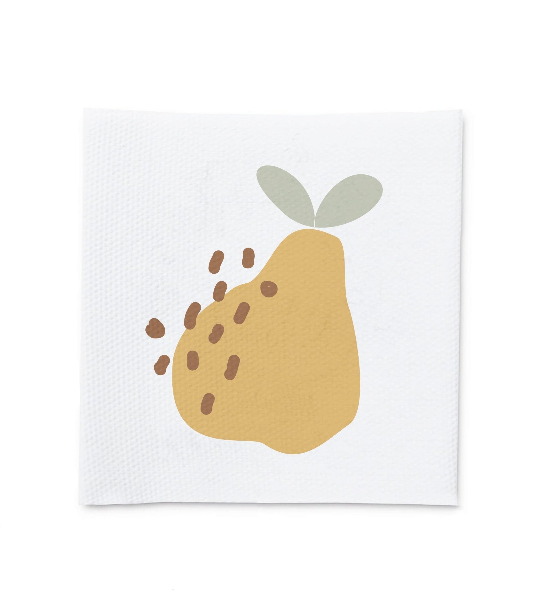 Baumwolllabel *Birne* - Paul & Clara