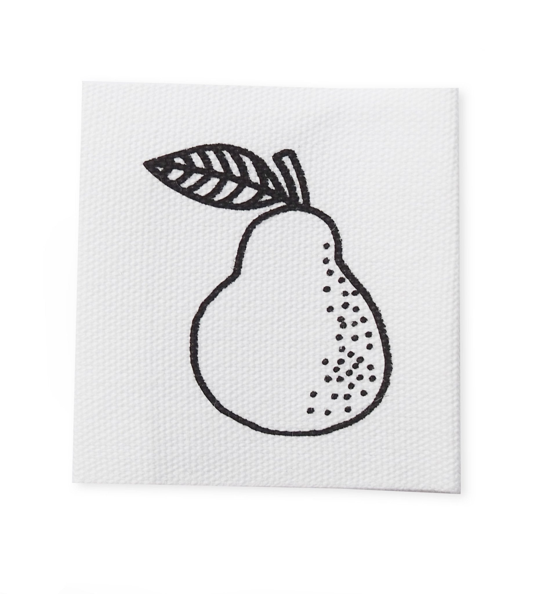 Baumwolllabel *Birne* - Paul & Clara