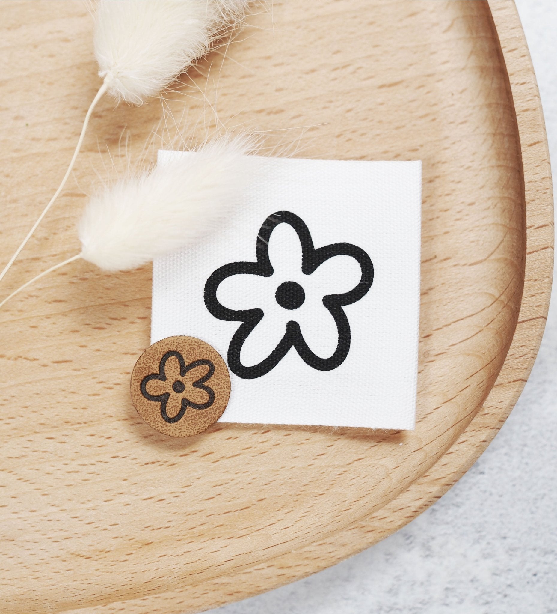 Baumwolllabel *blume* - Paul & Clara