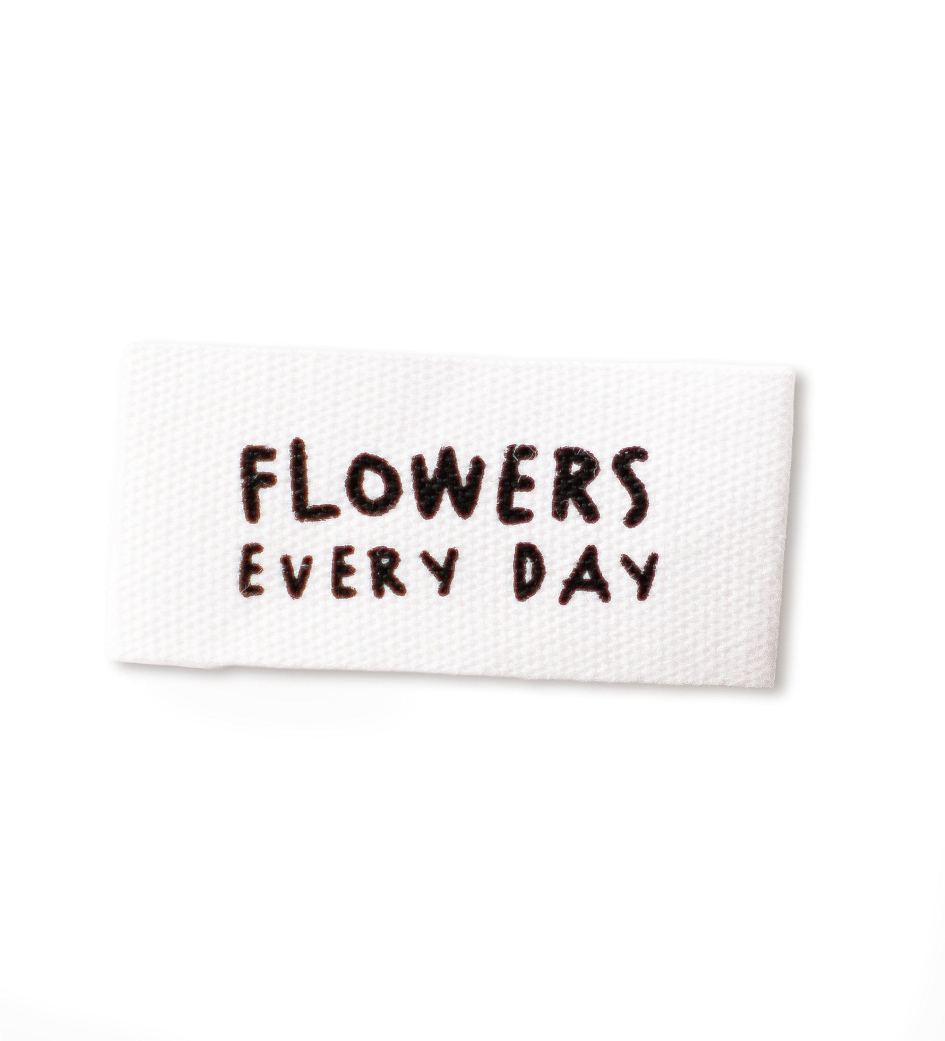 Baumwolllabel - flowers every day - Paul & Clara