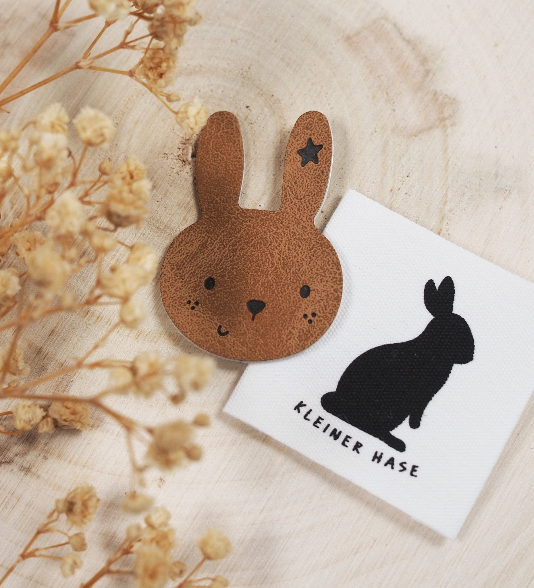 Baumwolllabel *kleiner Hase* - Paul & Clara