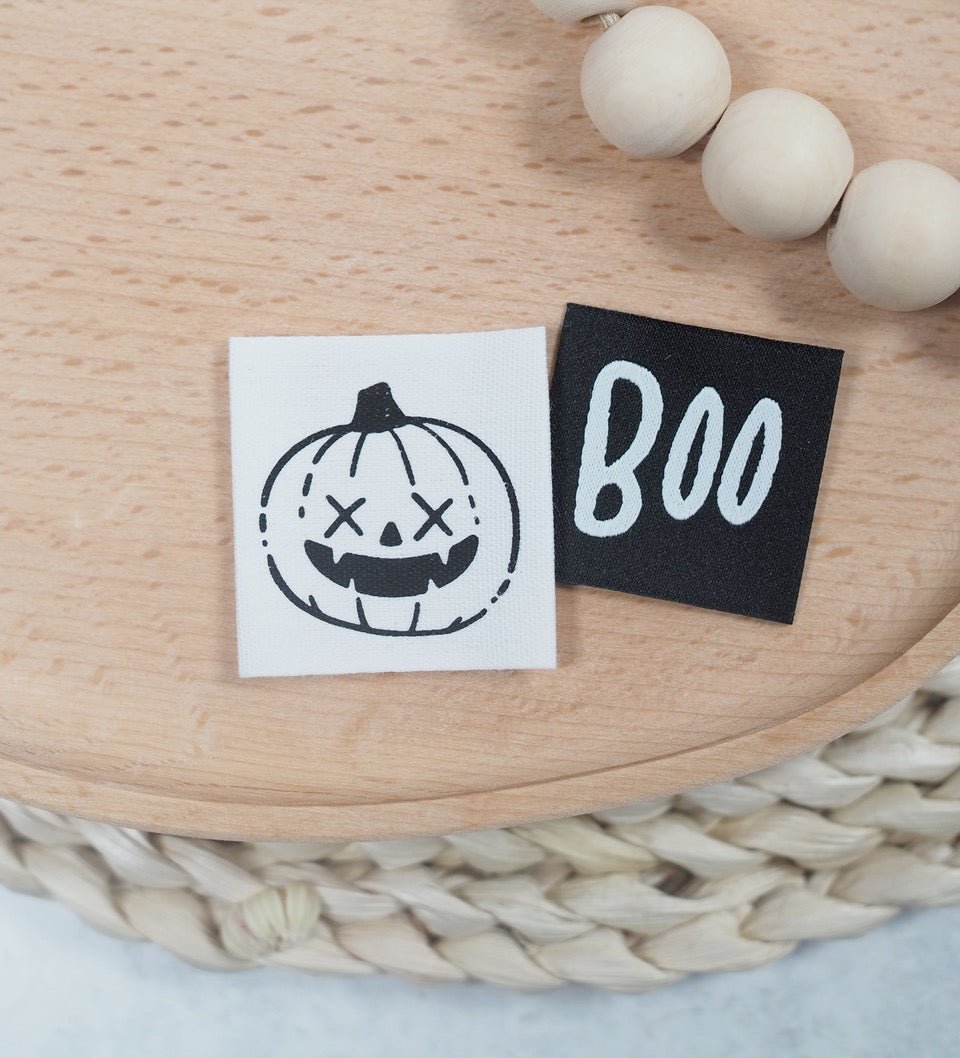 Baumwolllabel *Kürbis* - Paul & Clara