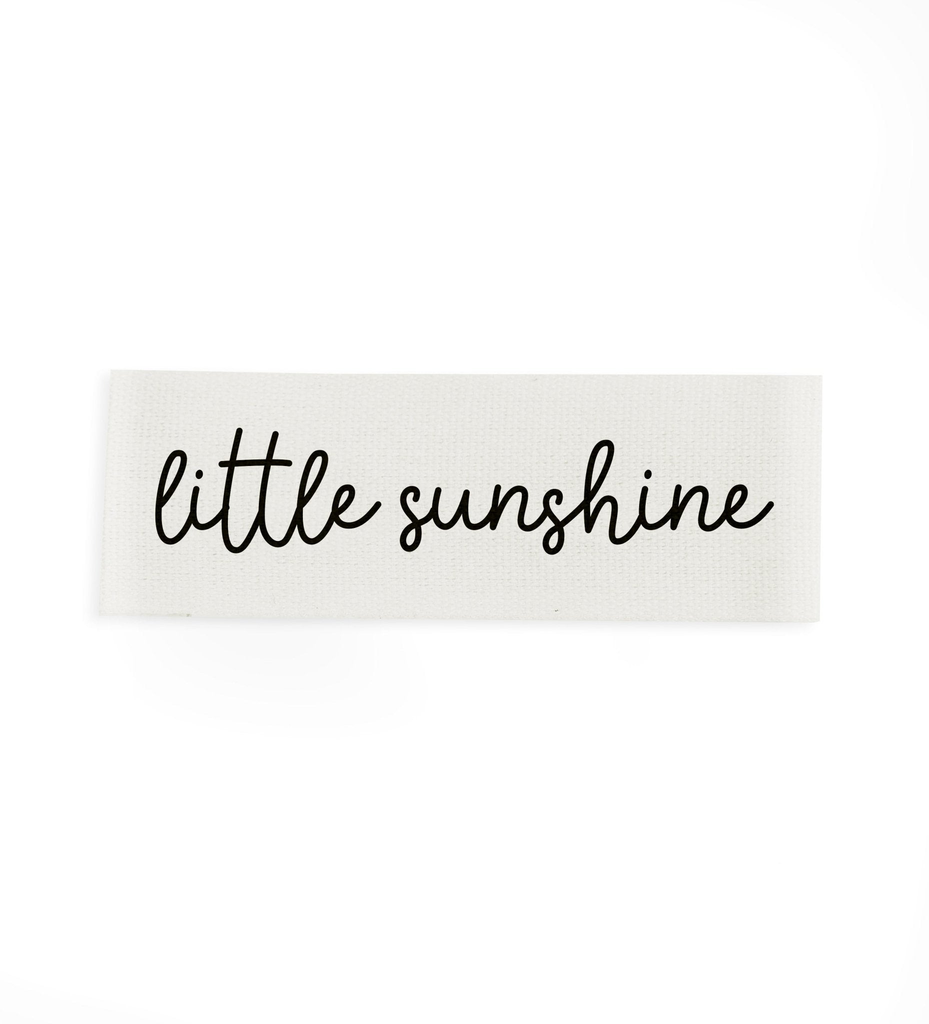 Baumwolllabel *little sunshine* - ECRU - Paul & Clara