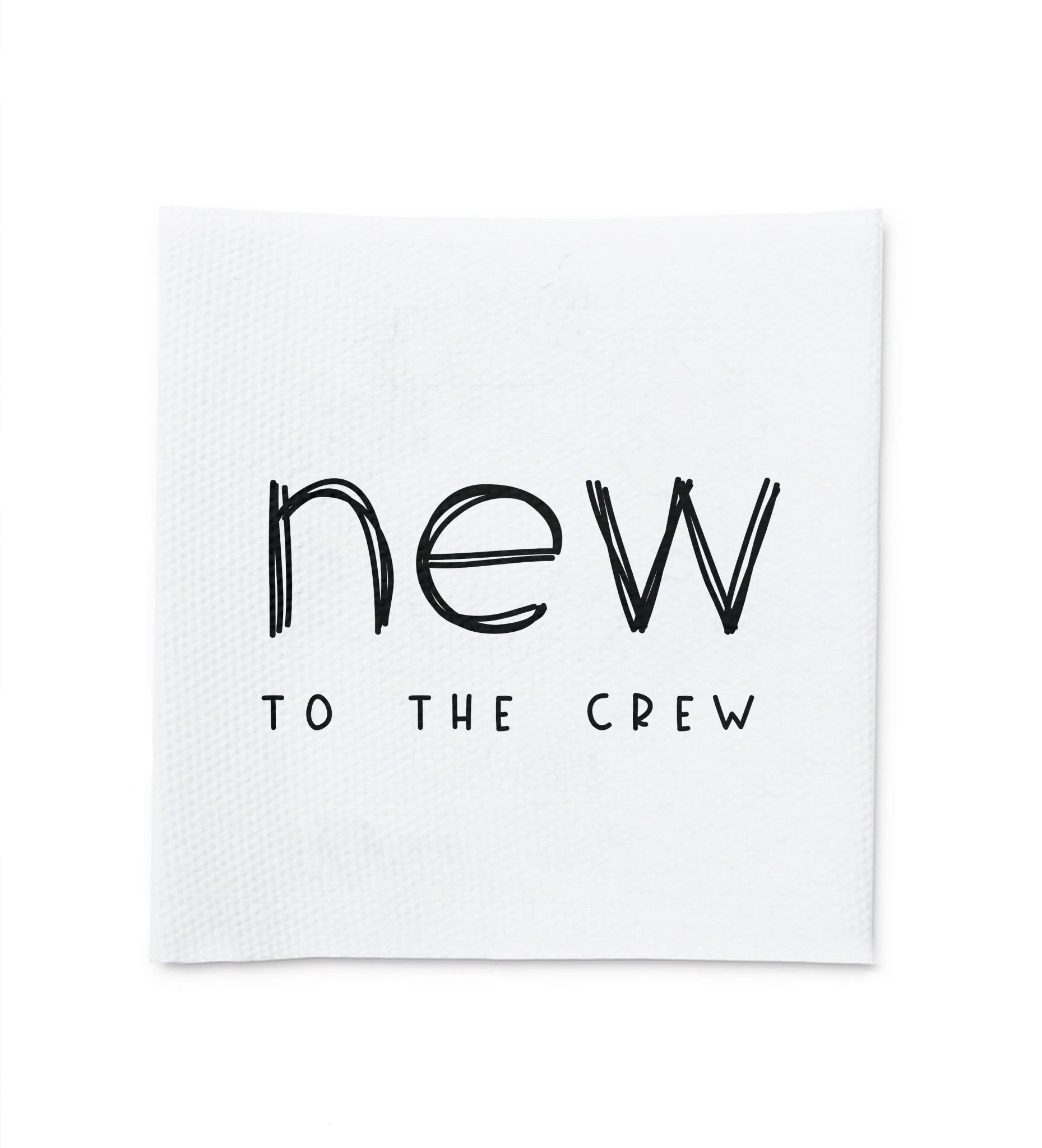 Baumwolllabel *new to the crew* - Paul & Clara