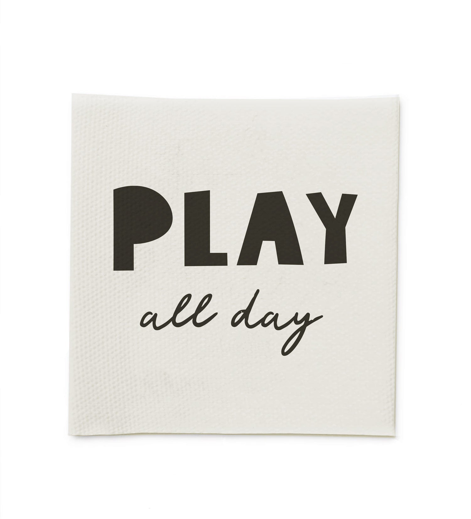 Baumwolllabel *play all day* - Paul & Clara