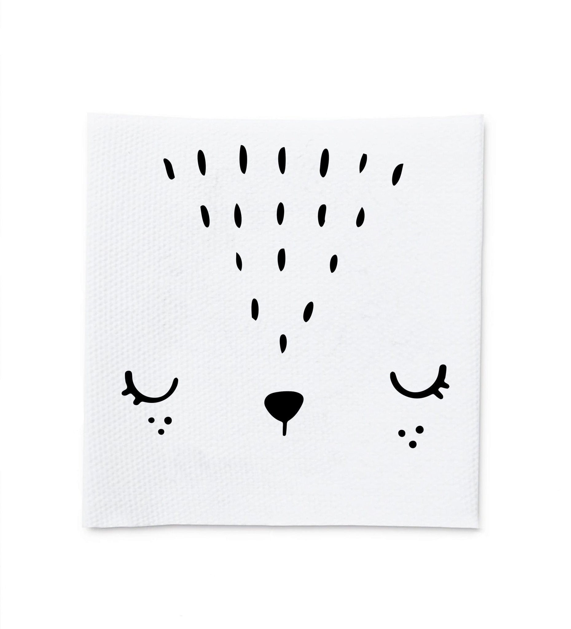 Baumwolllabel *Rehgesicht* - Paul & Clara