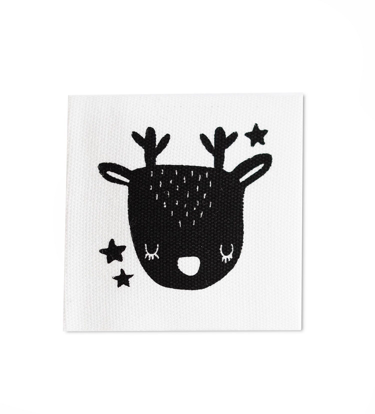 Baumwolllabel *Rentier/Vogel* - Paul & Clara