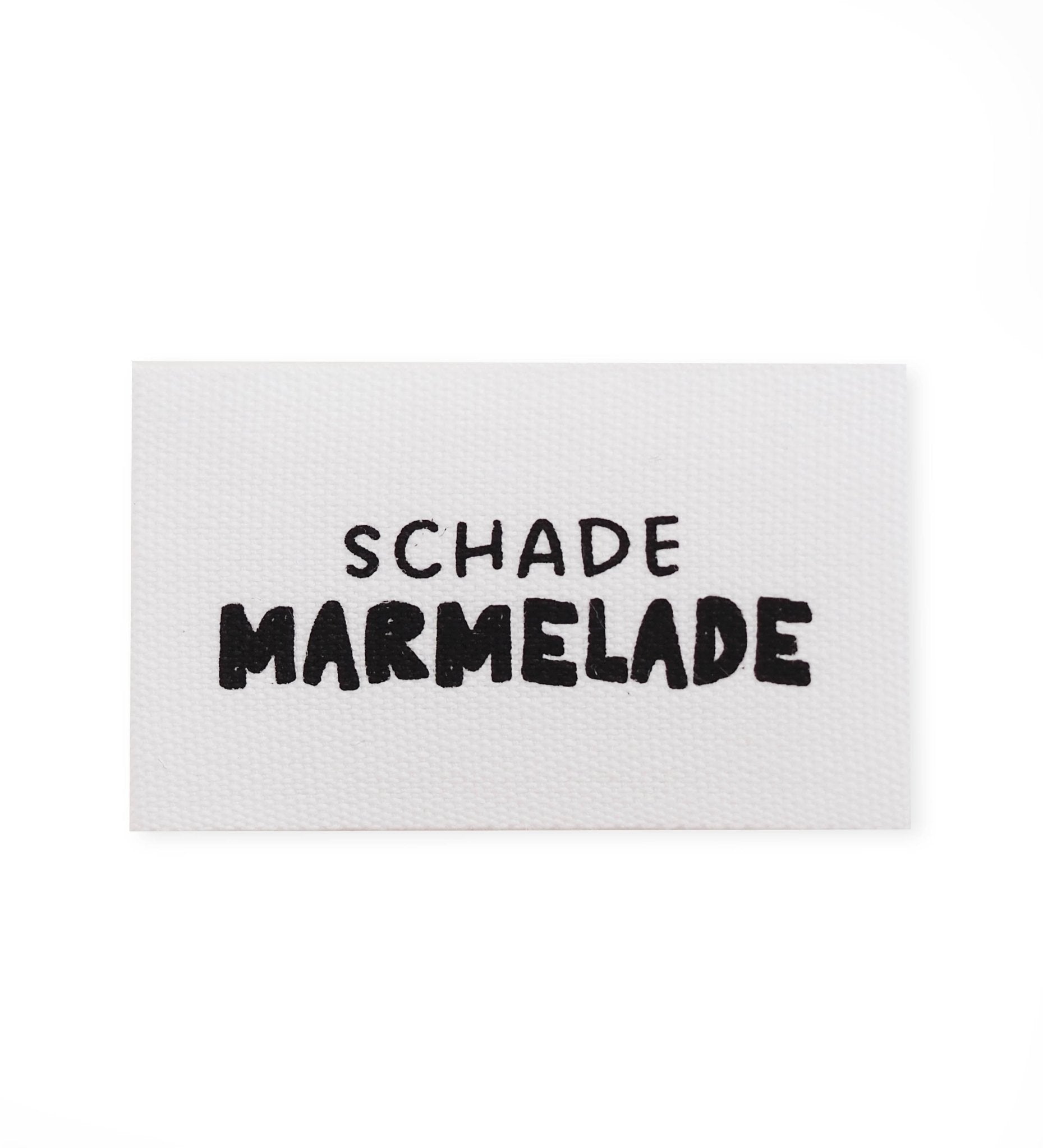Baumwolllabel *schade,marmelade* - Paul & Clara