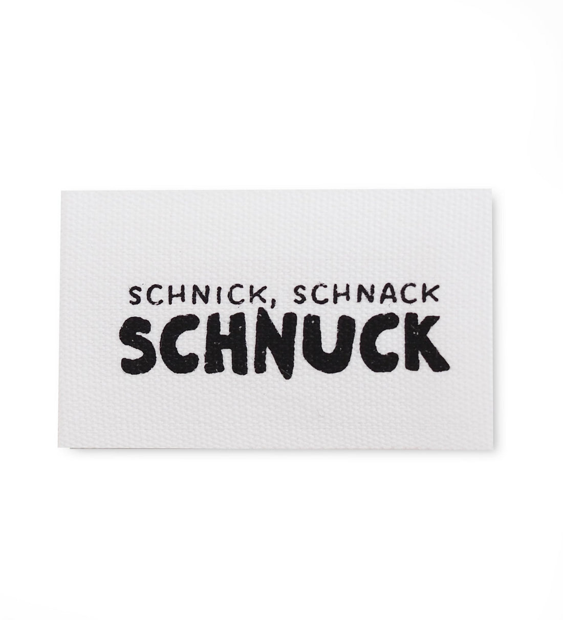 Baumwolllabel *schnick, schnack, schnuck* - Paul & Clara