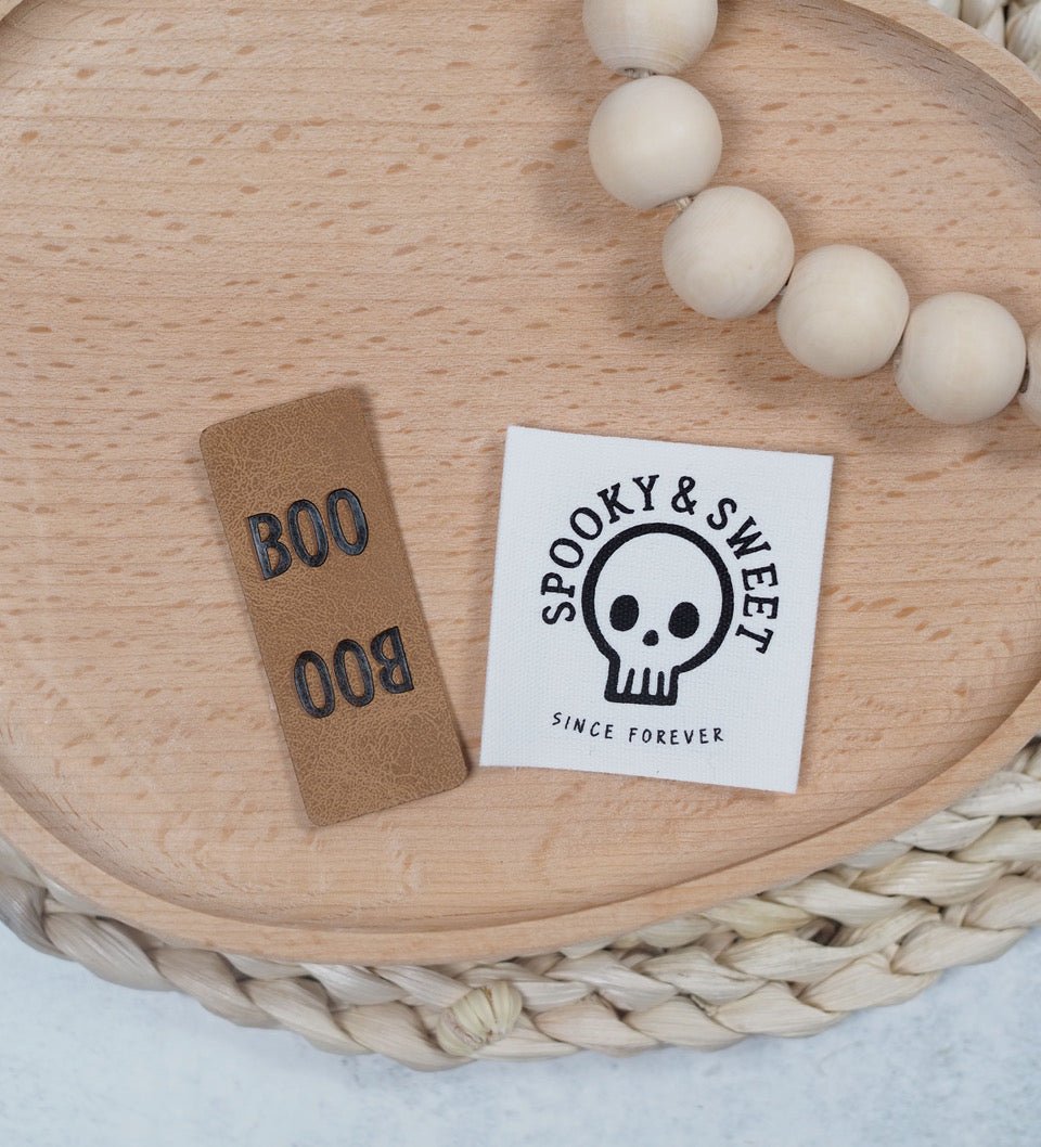 Baumwolllabel *Spooky & Sweet* - Paul & Clara