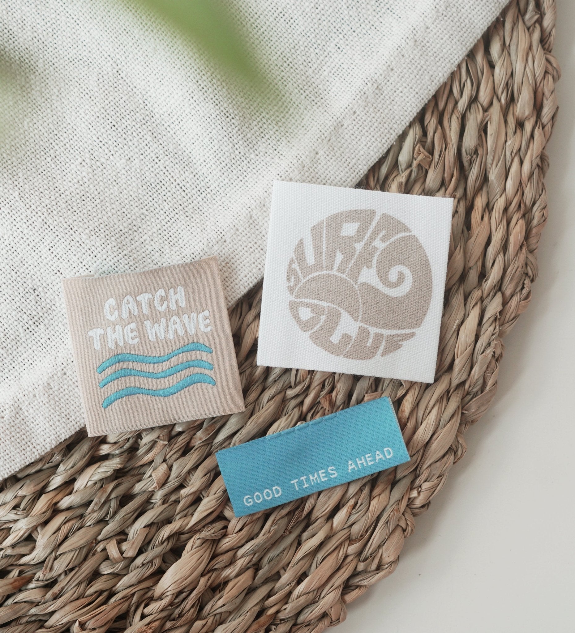 Baumwolllabel *surf club* - Paul & Clara