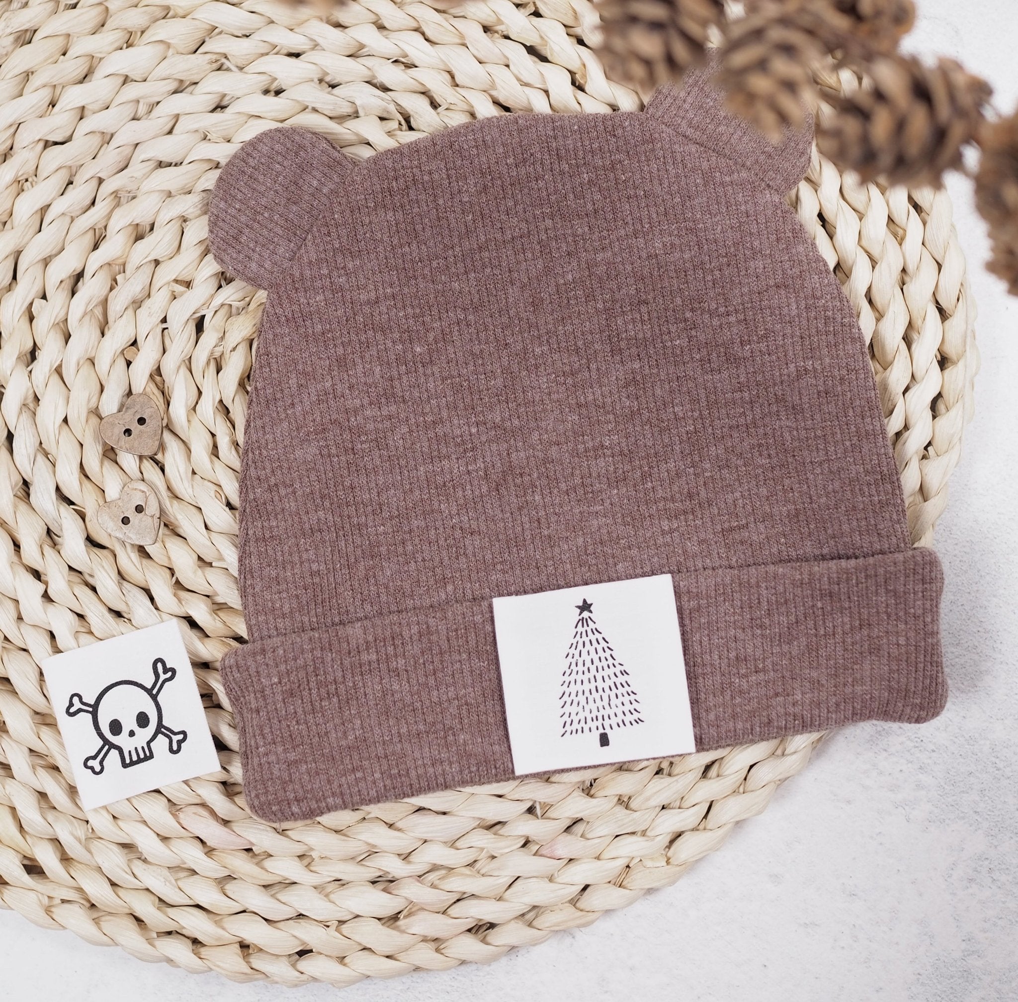 Baumwolllabel *totenkopf* - Paul & Clara