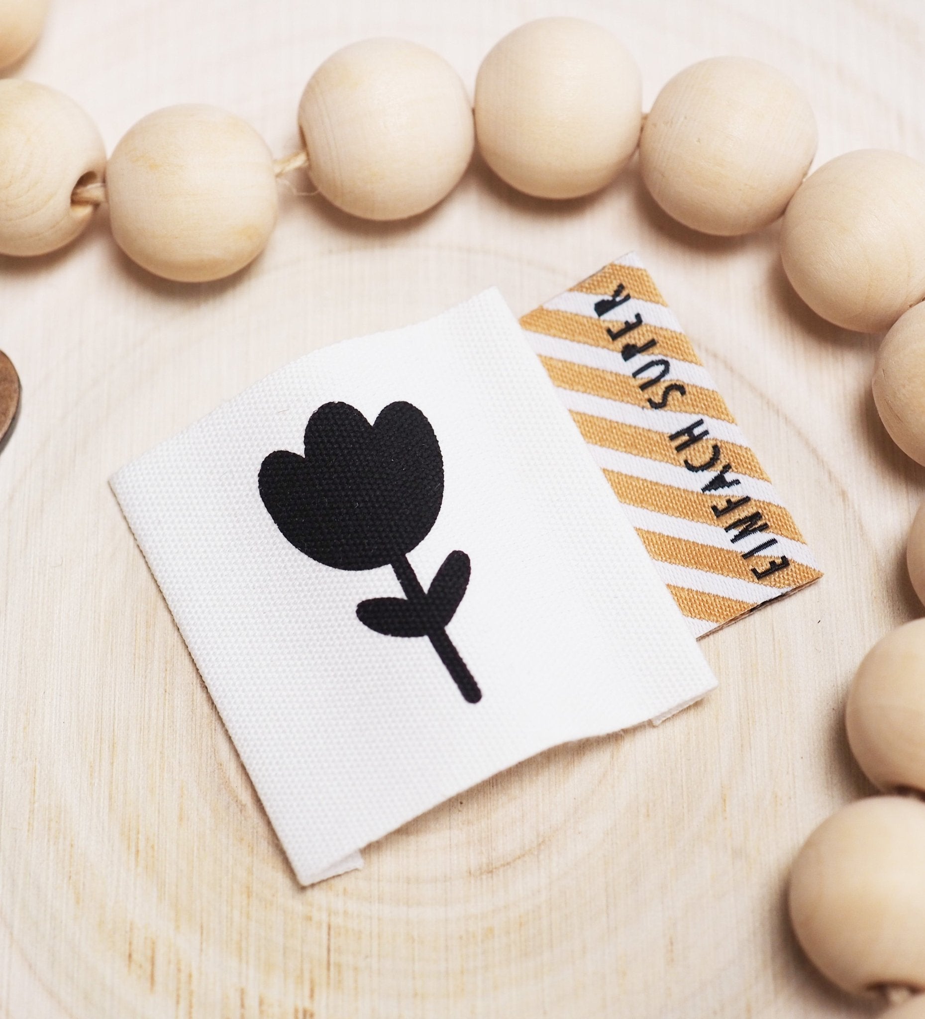 Baumwolllabel *Tulpe* - Paul & Clara