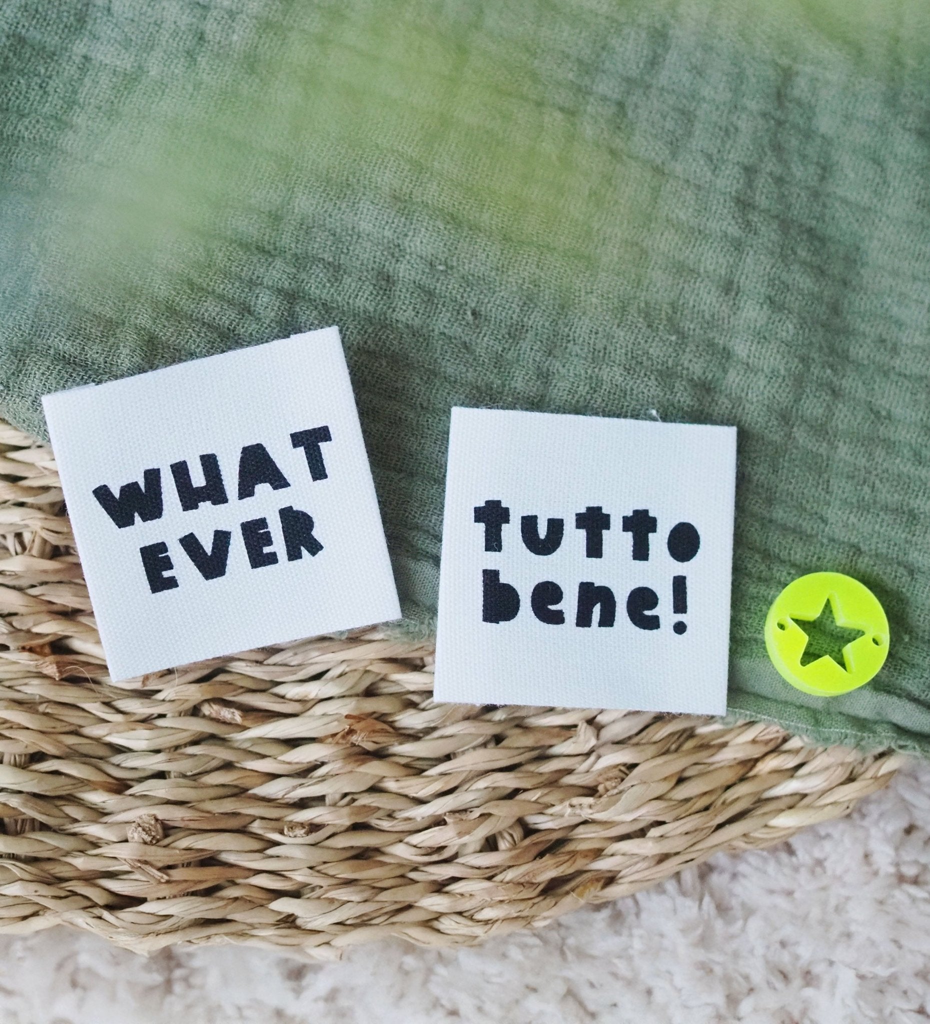 Baumwolllabel *what ever* - Paul & Clara