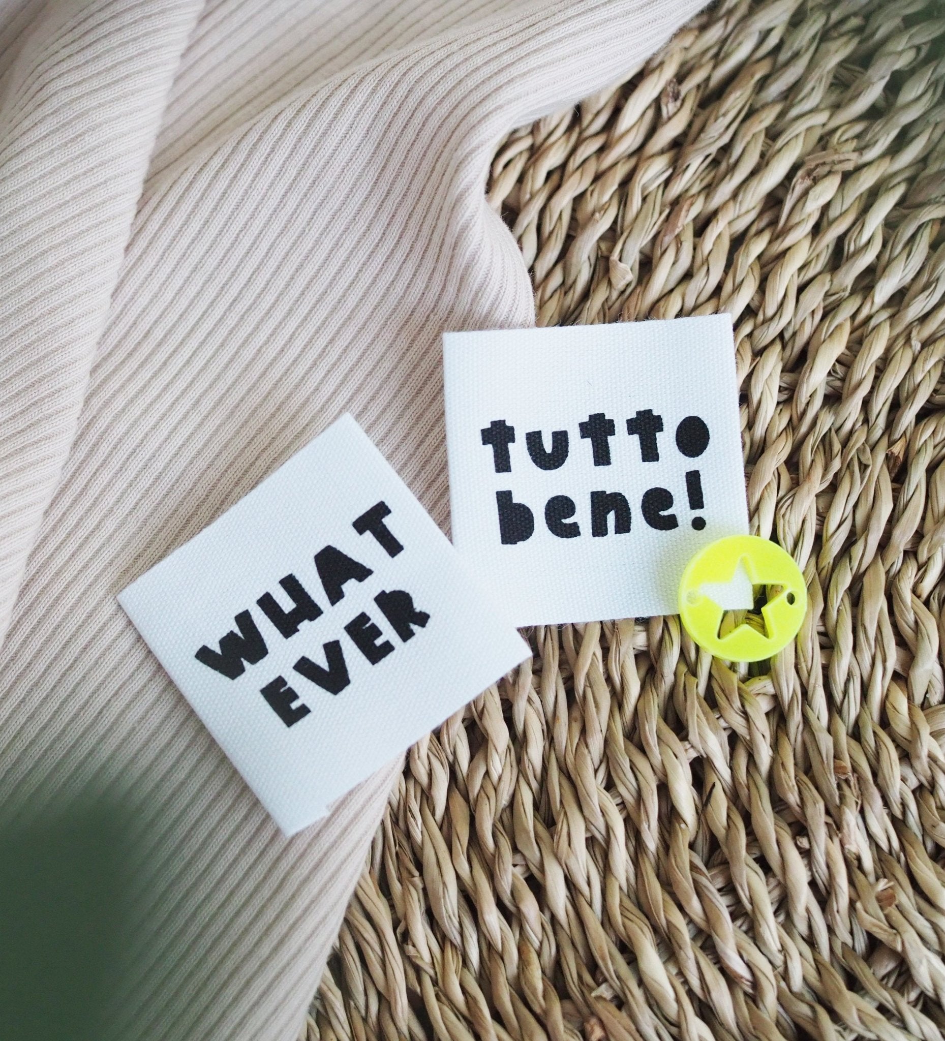 Baumwolllabel *what ever* - Paul & Clara