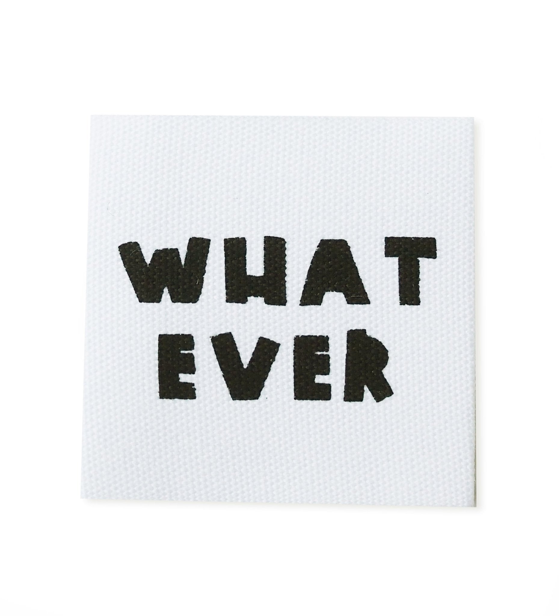 Baumwolllabel *what ever* - Paul & Clara