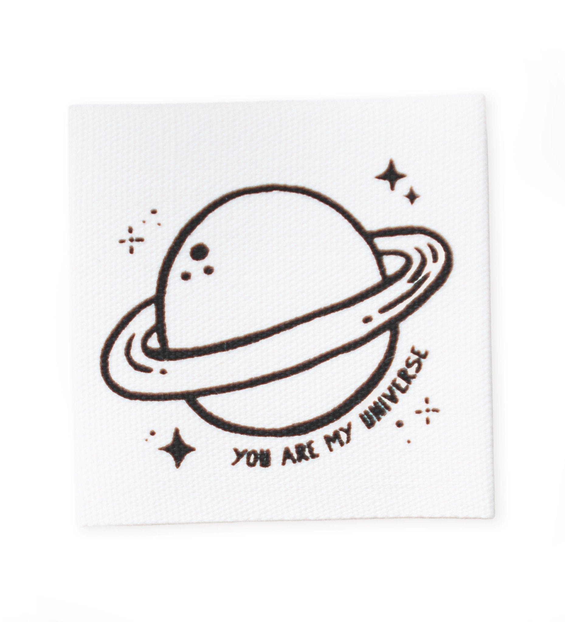 Baumwolllabel - you are my universe - Paul & Clara