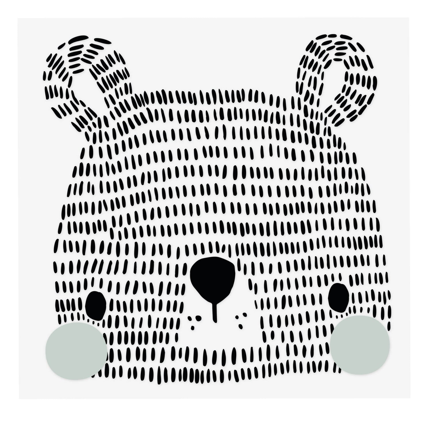 Bügelbild - Boho Bär - Paul & Clara