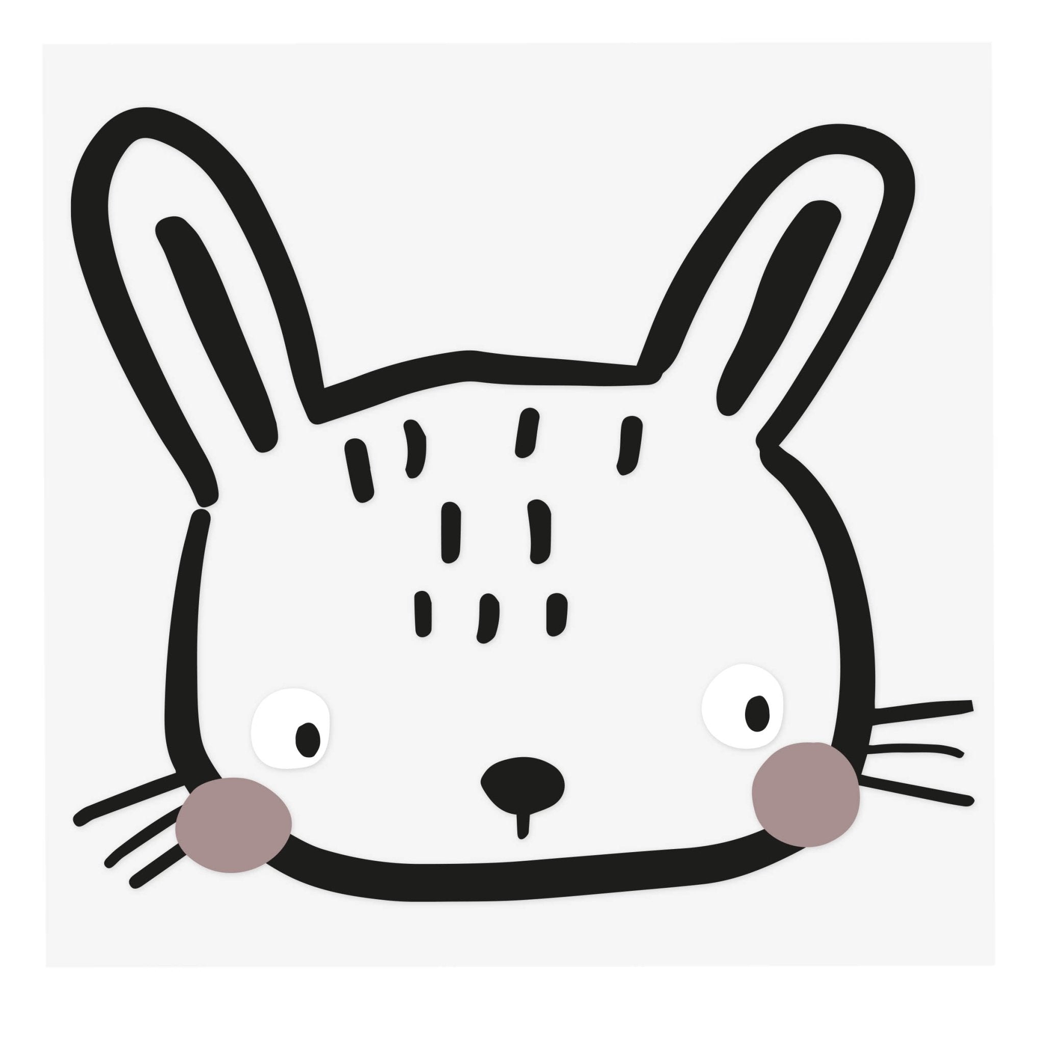 Bügelbild - Boho Hase - Paul & Clara