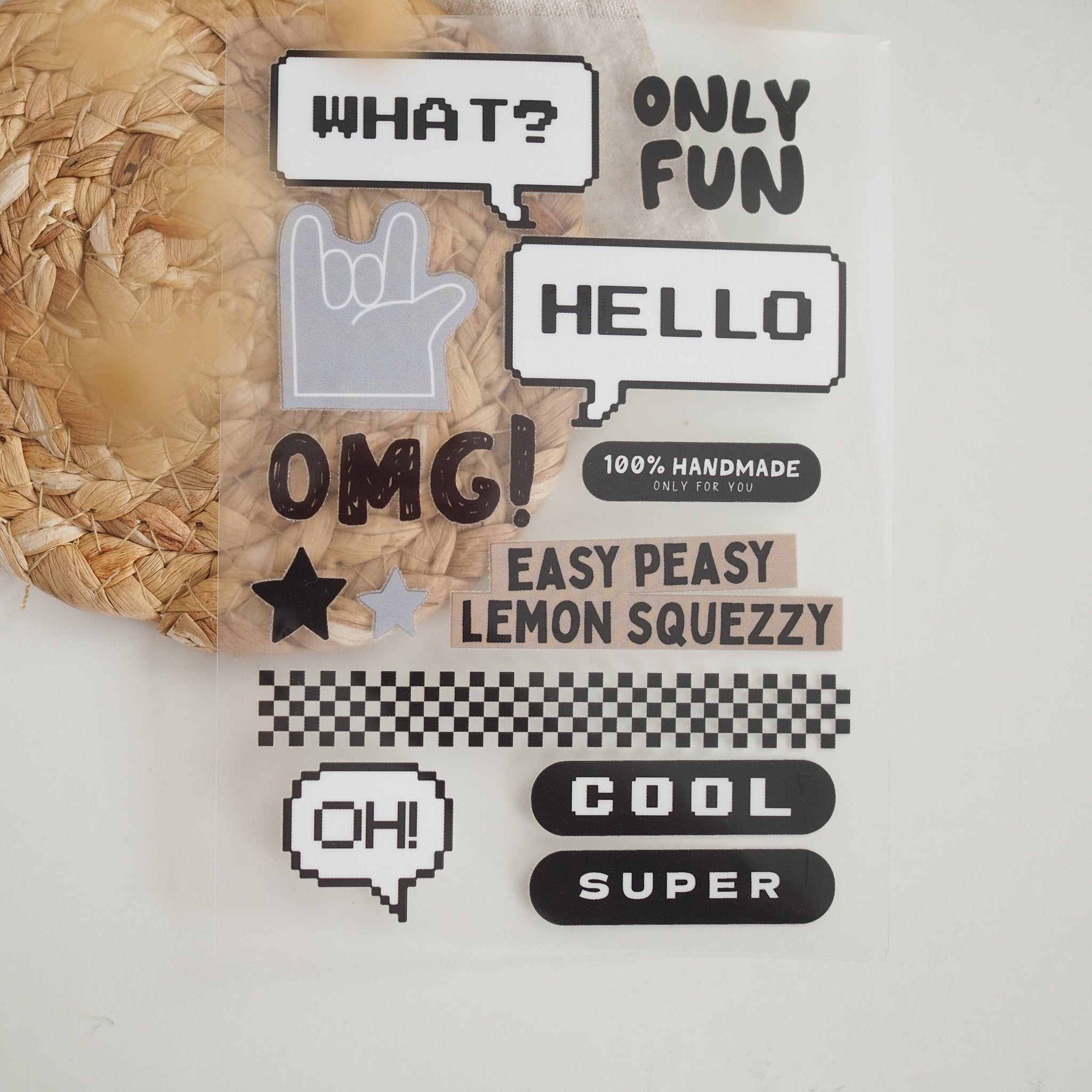 Bügelbild - cool kids