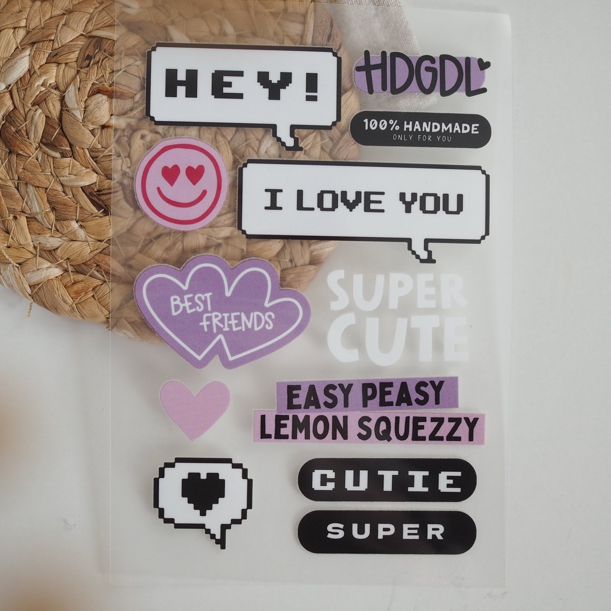 Bügelbild - cute girls