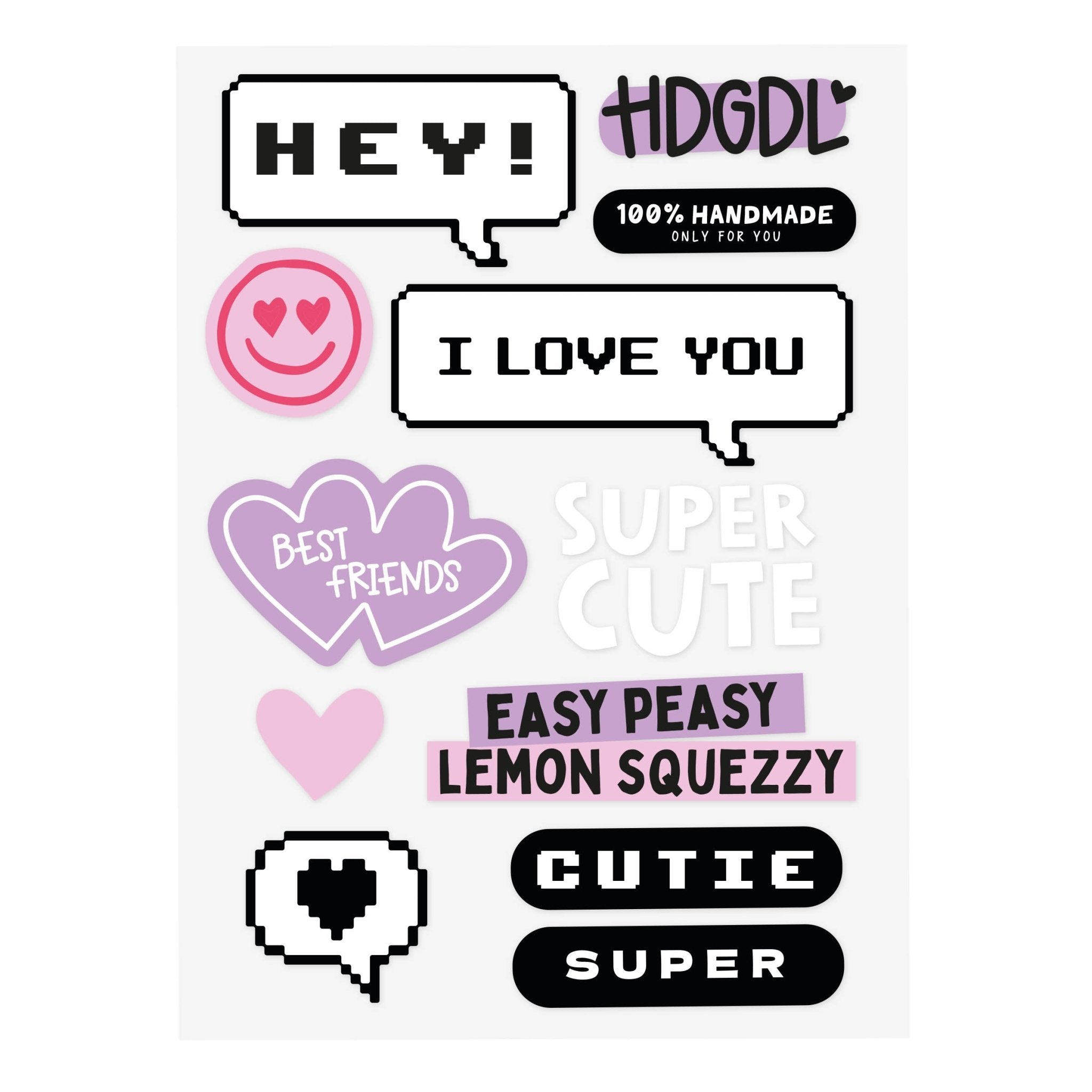 Bügelbild - cute girls