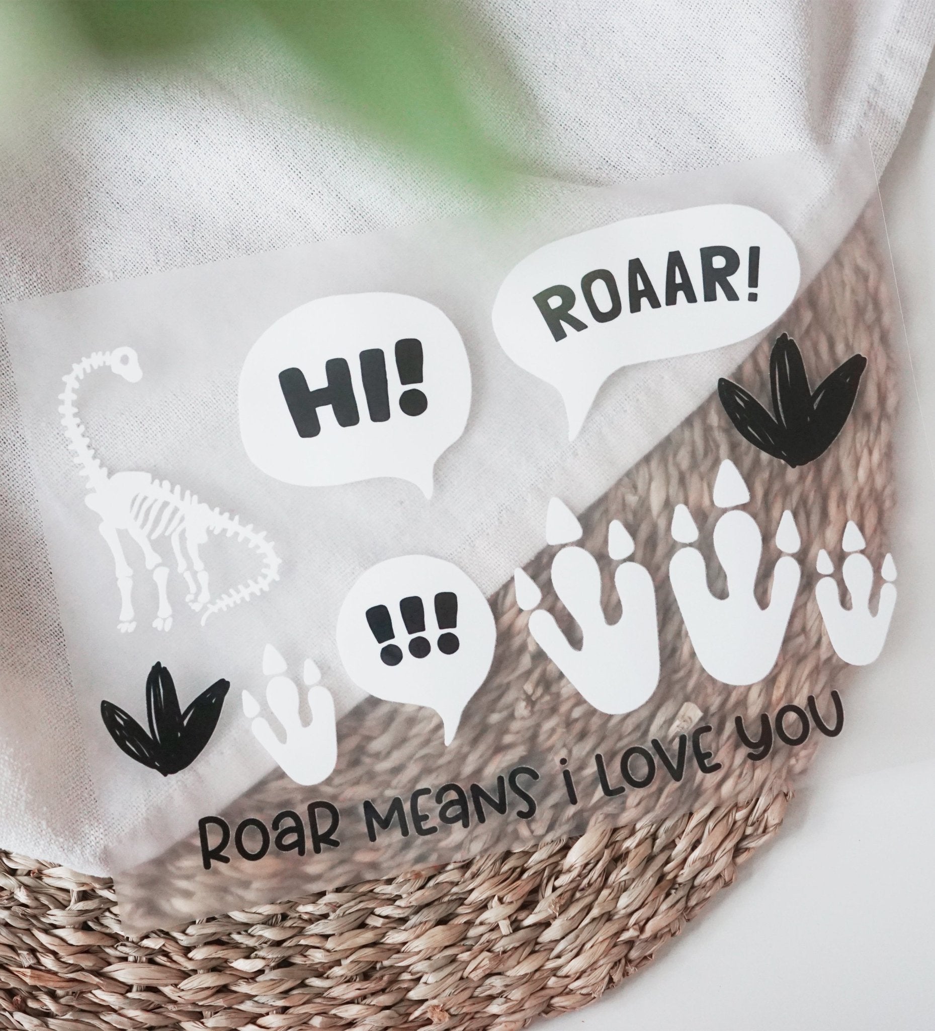 Bügelbild - Dino *Add - on* - Paul & Clara