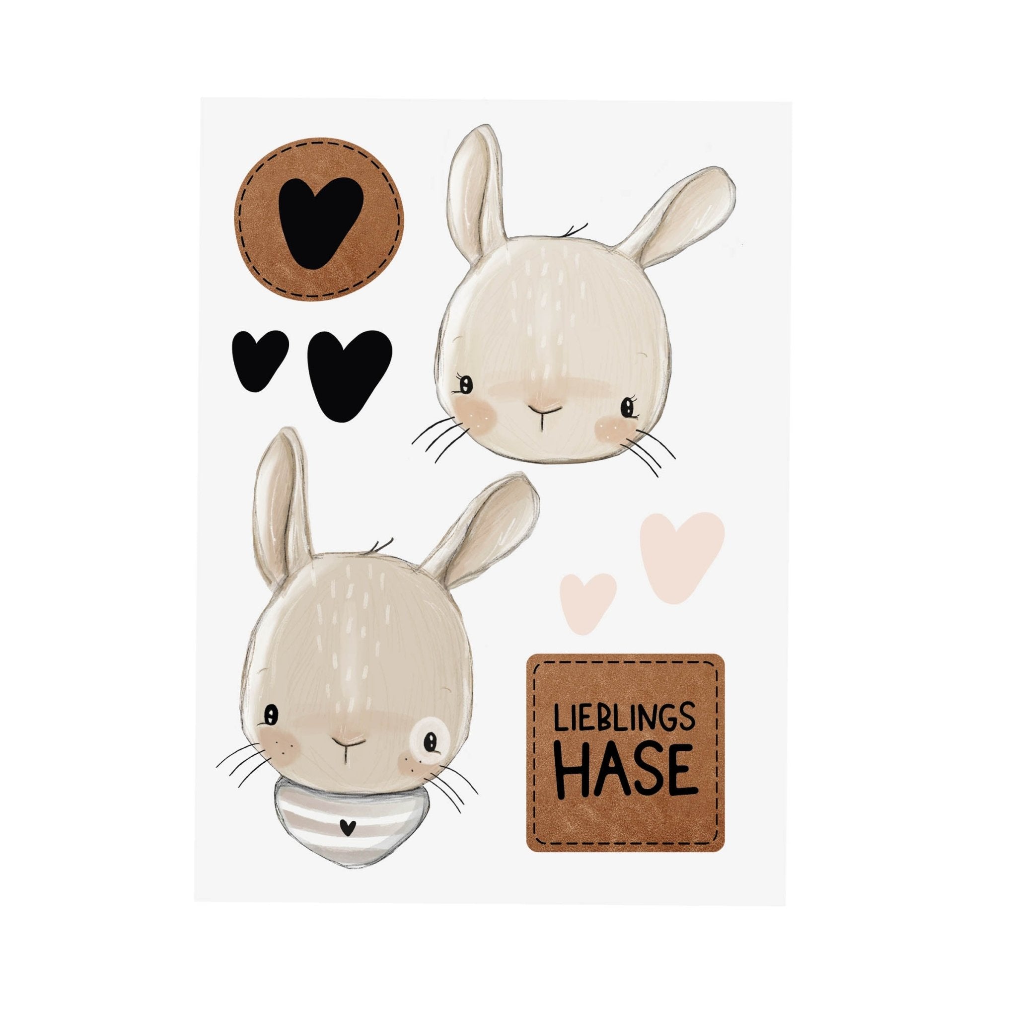 Bügelbild - Ella & Elmo - A6 - Paul & Clara