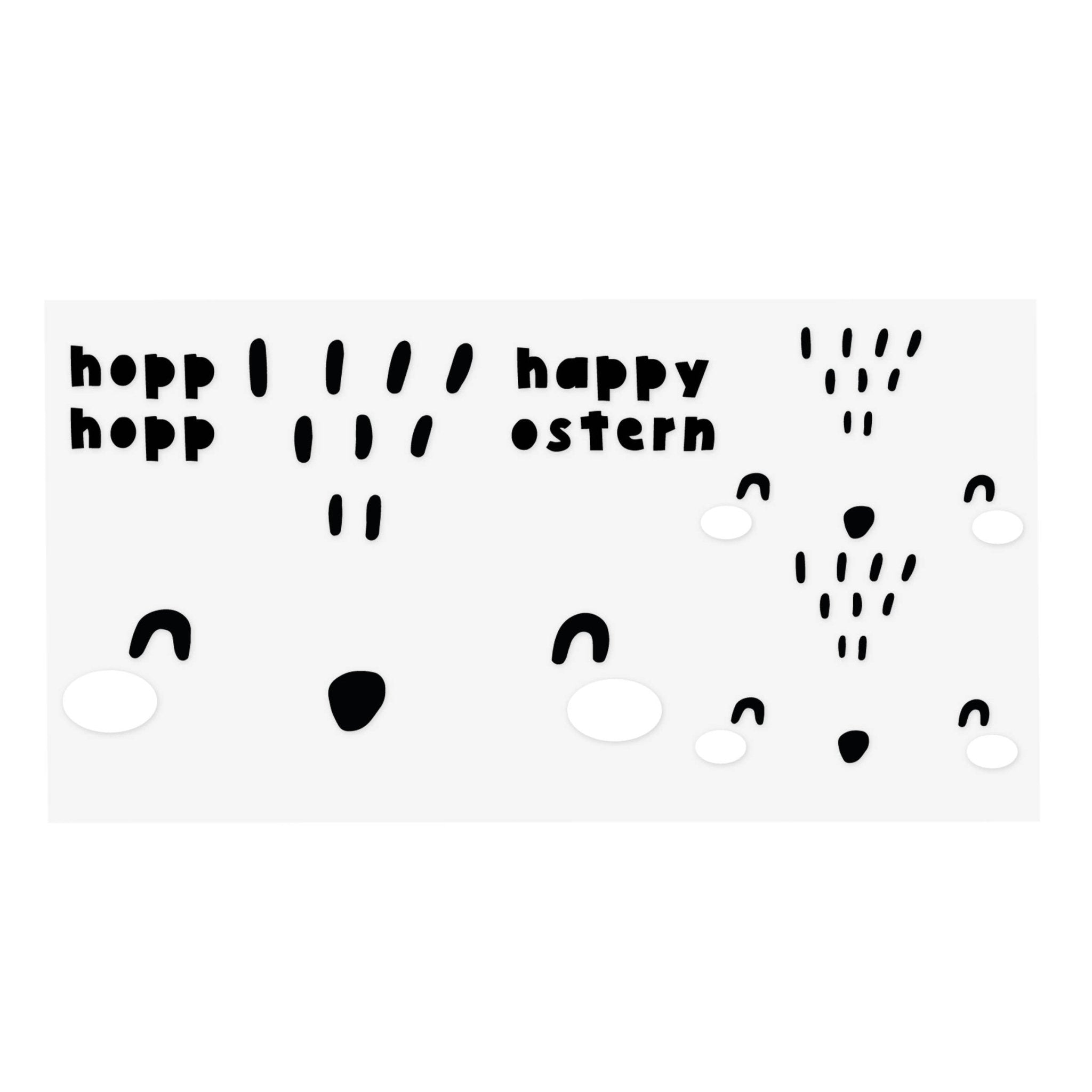 Bügelbild - Osterhasen Gesicht - Paul & Clara