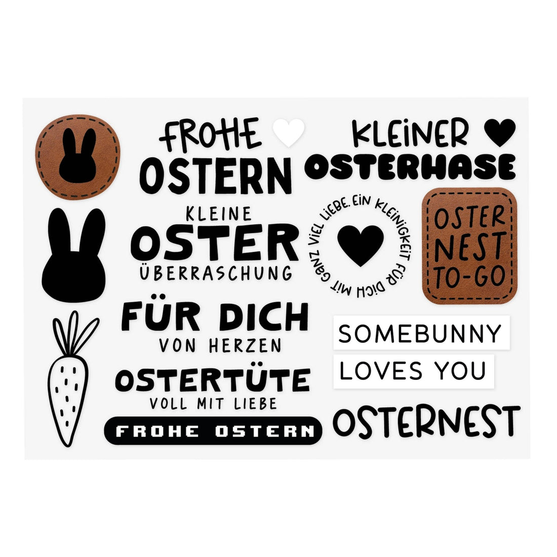 Bügelbild - Ostern *B - Ware* - Paul & Clara