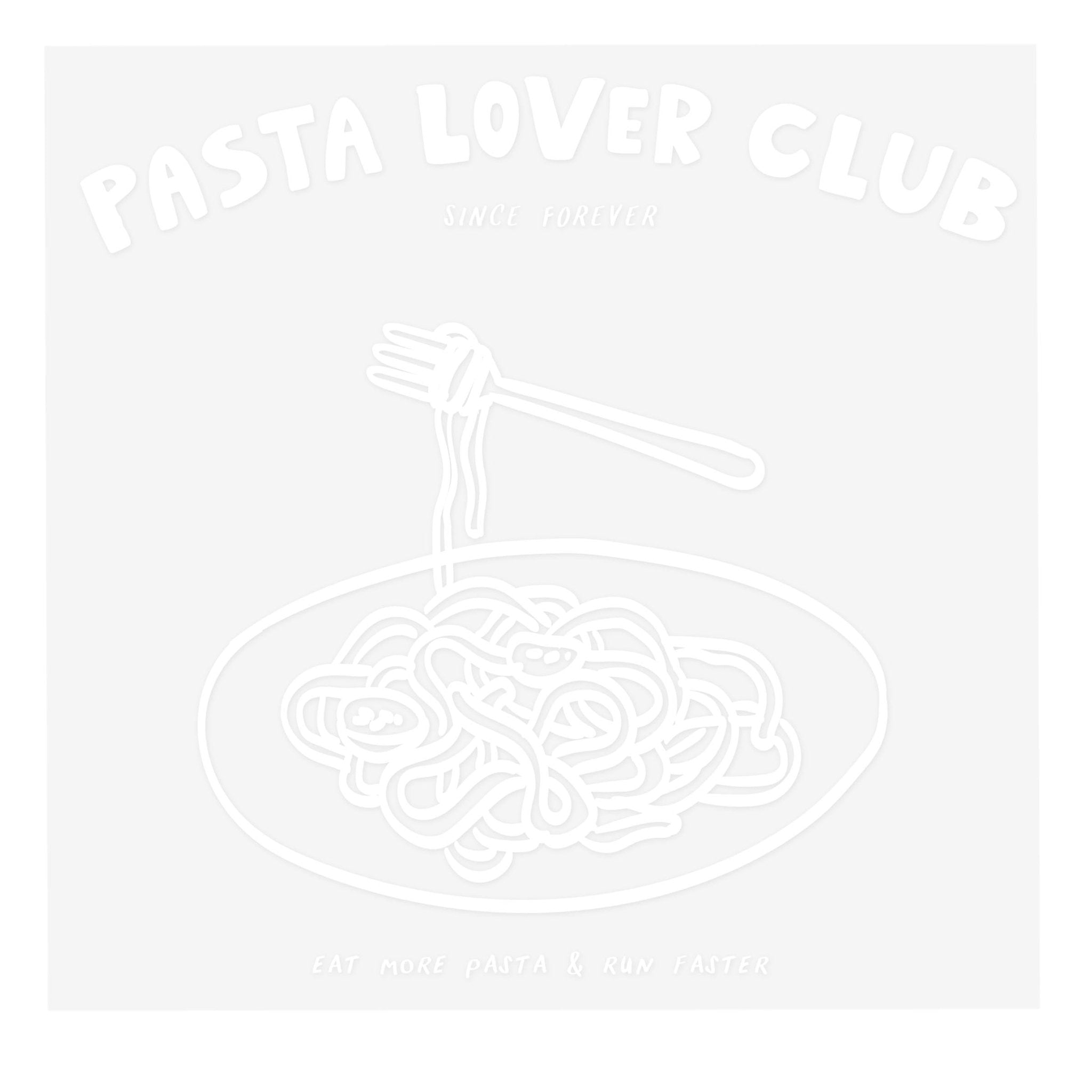 Bügelbild - Pasta Lover Club - Paul & Clara