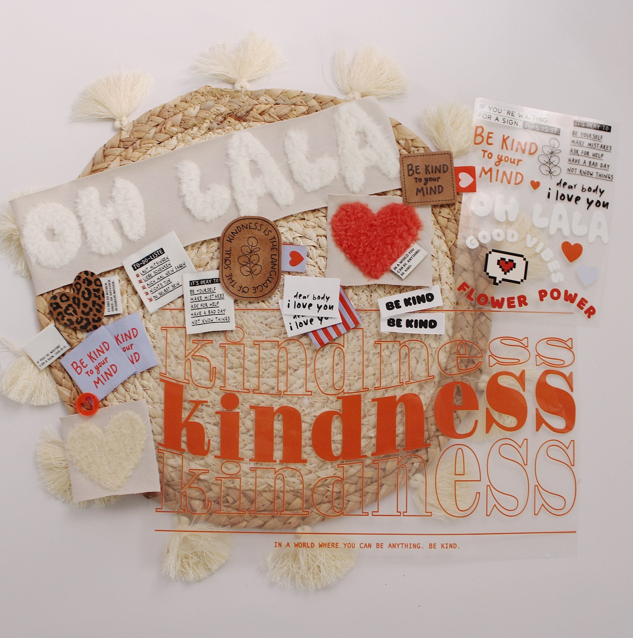 Bügelbild - XXL kindness - Paul & Clara