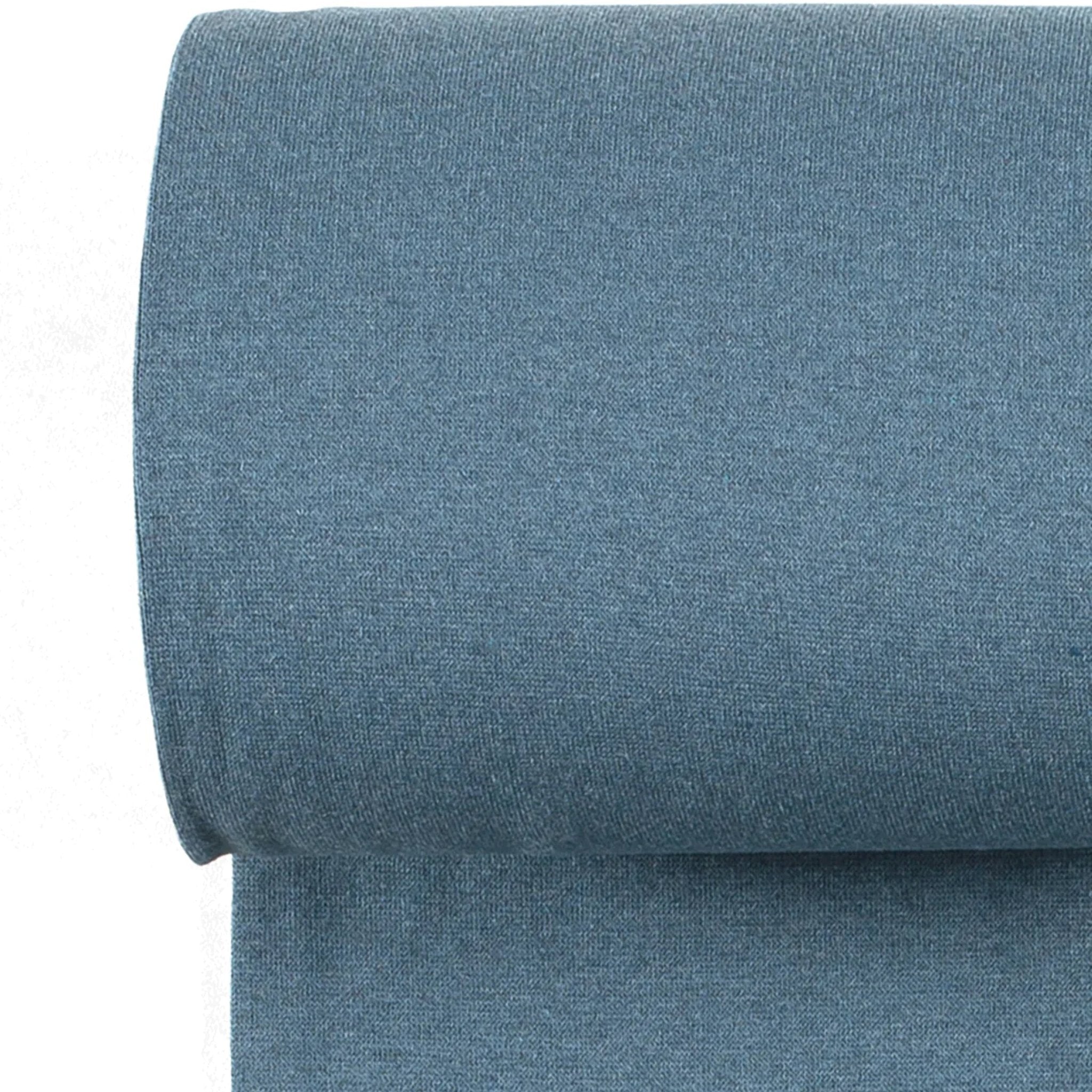 Bündchen - Meergrün meliert - Recycelt - *Schlauchware* *AB 10 CM* - Paul & Clara