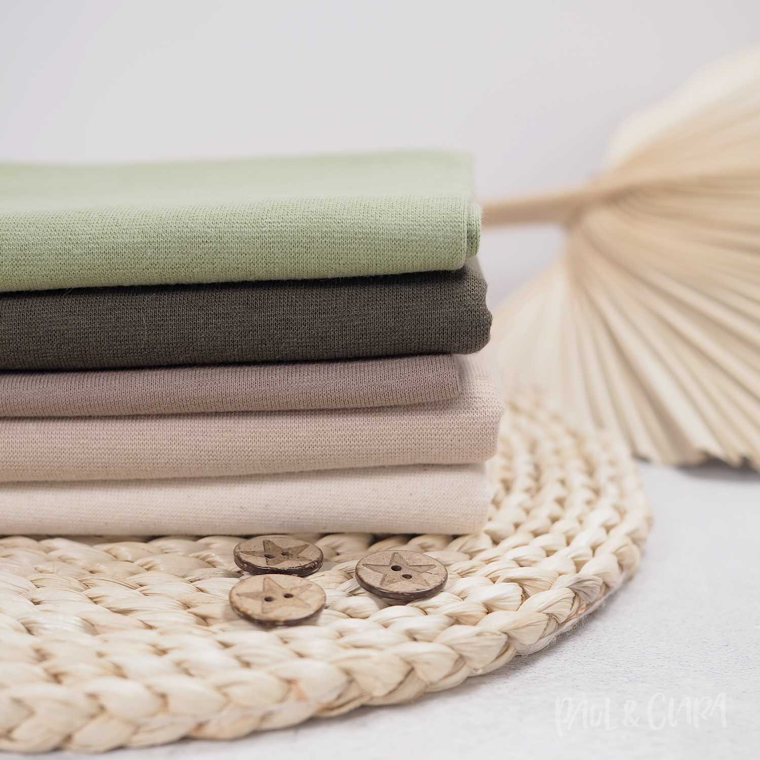 Bündchen - Olive *Schlauchware* *AB 10 CM* - Paul & Clara